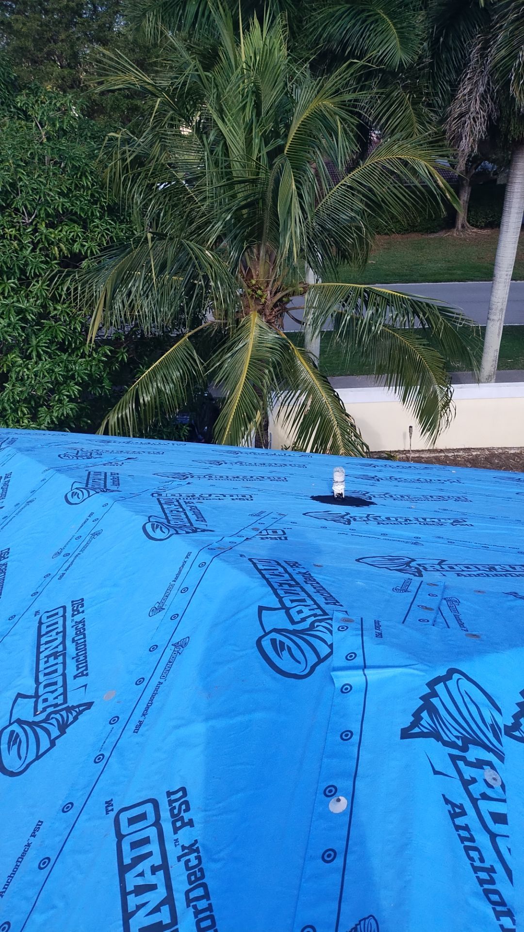 Residential Roofing Installation using 1" Nail strip metal roof by BLUES BROTHERS ROOFING
