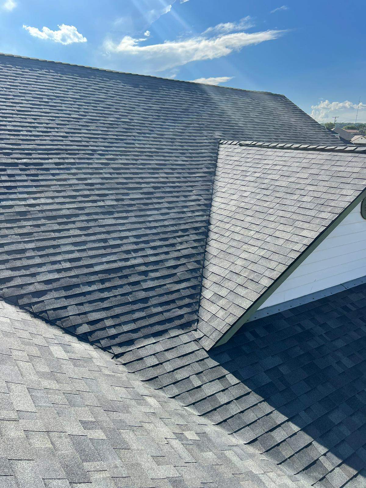 Architectural Shingle Roof Replacement and Gutter Installation in Fredericksburg by Caliber Restoration LLC