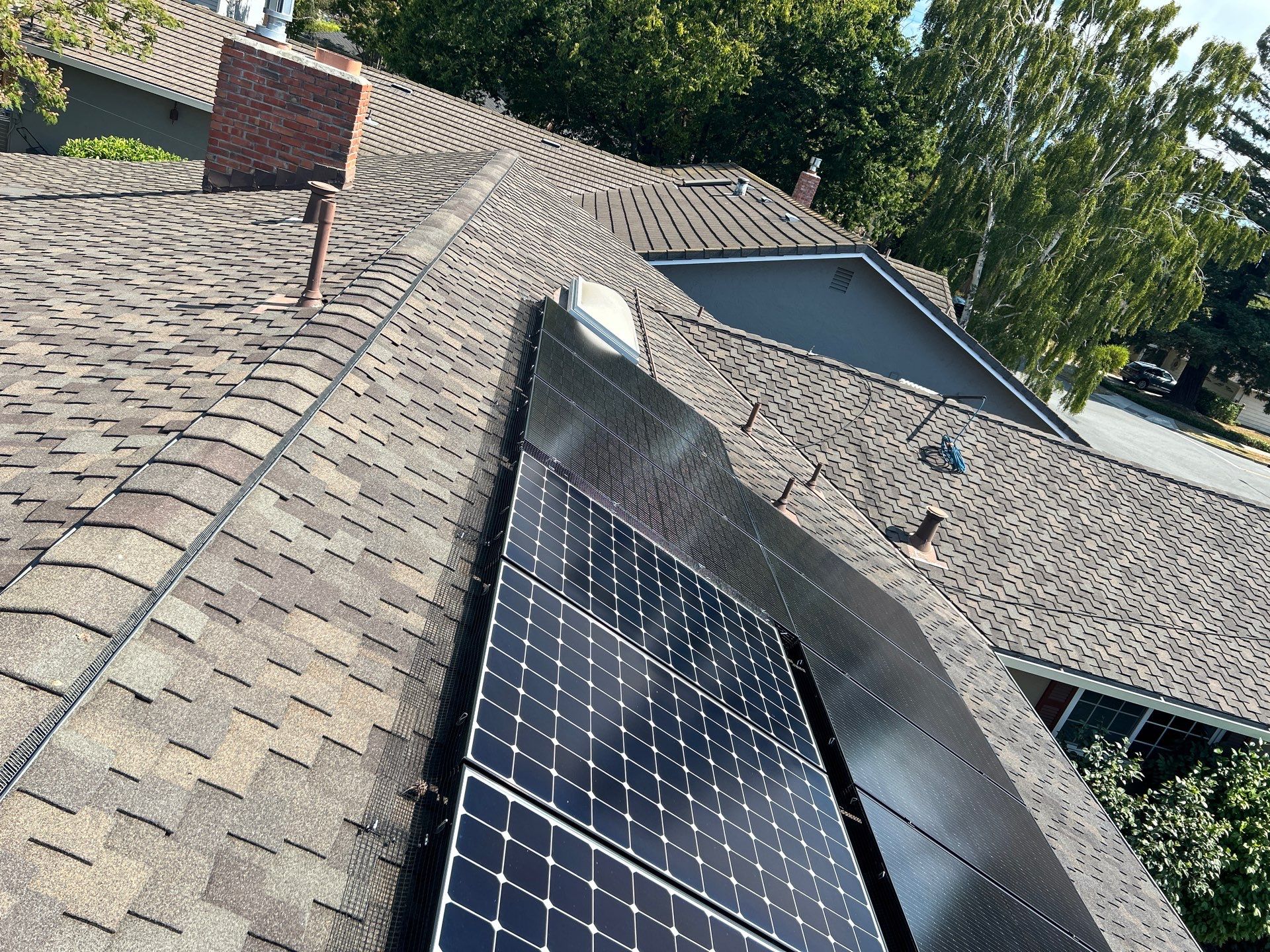 Solar Panel Critter Guard Installation by All One Solar Shine