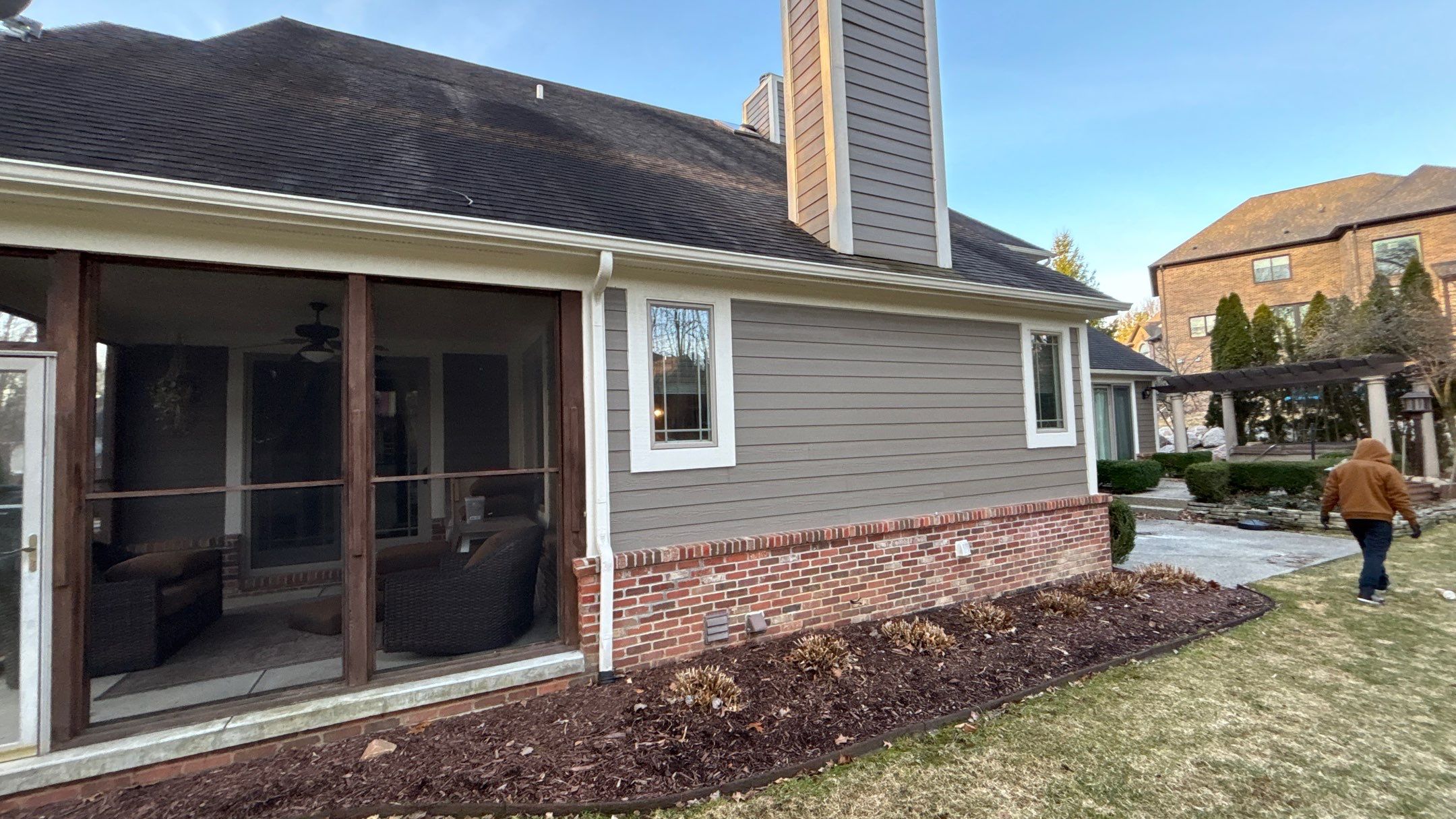 Roof Replacement using CertainTeed Landmark Moire Black by 180 Contractors