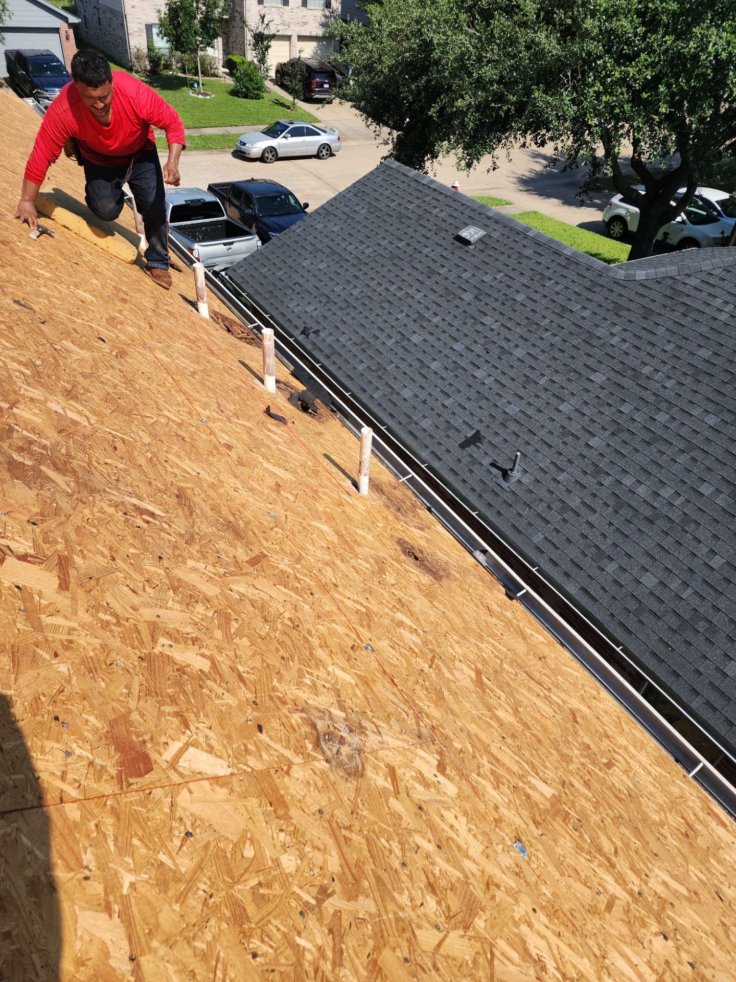 Residential Roofing Installation using Owen's Corning Duration (Lifetime) Shingles by Roof Repair Company