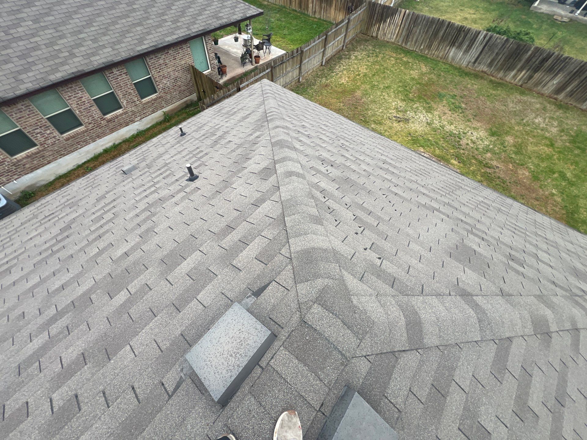 Residential Roofing Installation using IKO Nordic Class 4 Impact Resistant 30yr Architectural Shingles. Color: Castle Grey by WR Roofing Solutions