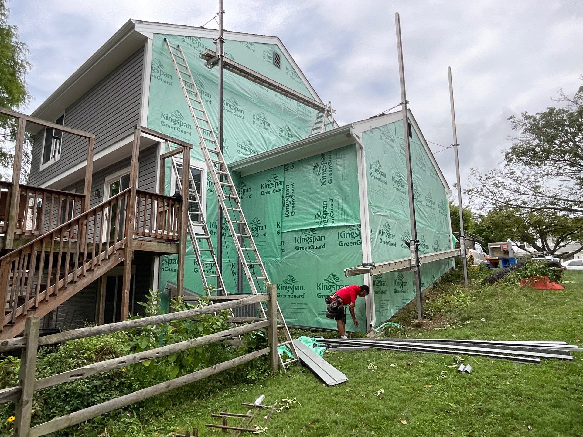 New Prodigy siding with One-piece insulated siding system & Exterior painting   by Alpha Design Services