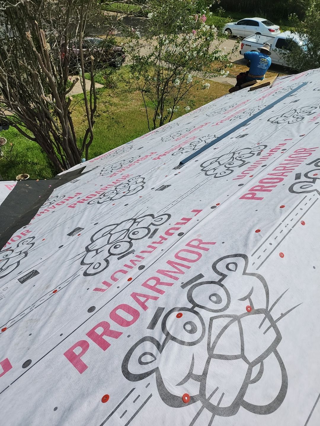Residential Roofing Installation using Owen's Corning Duration (Lifetime) Shingles by Roof Repair Company