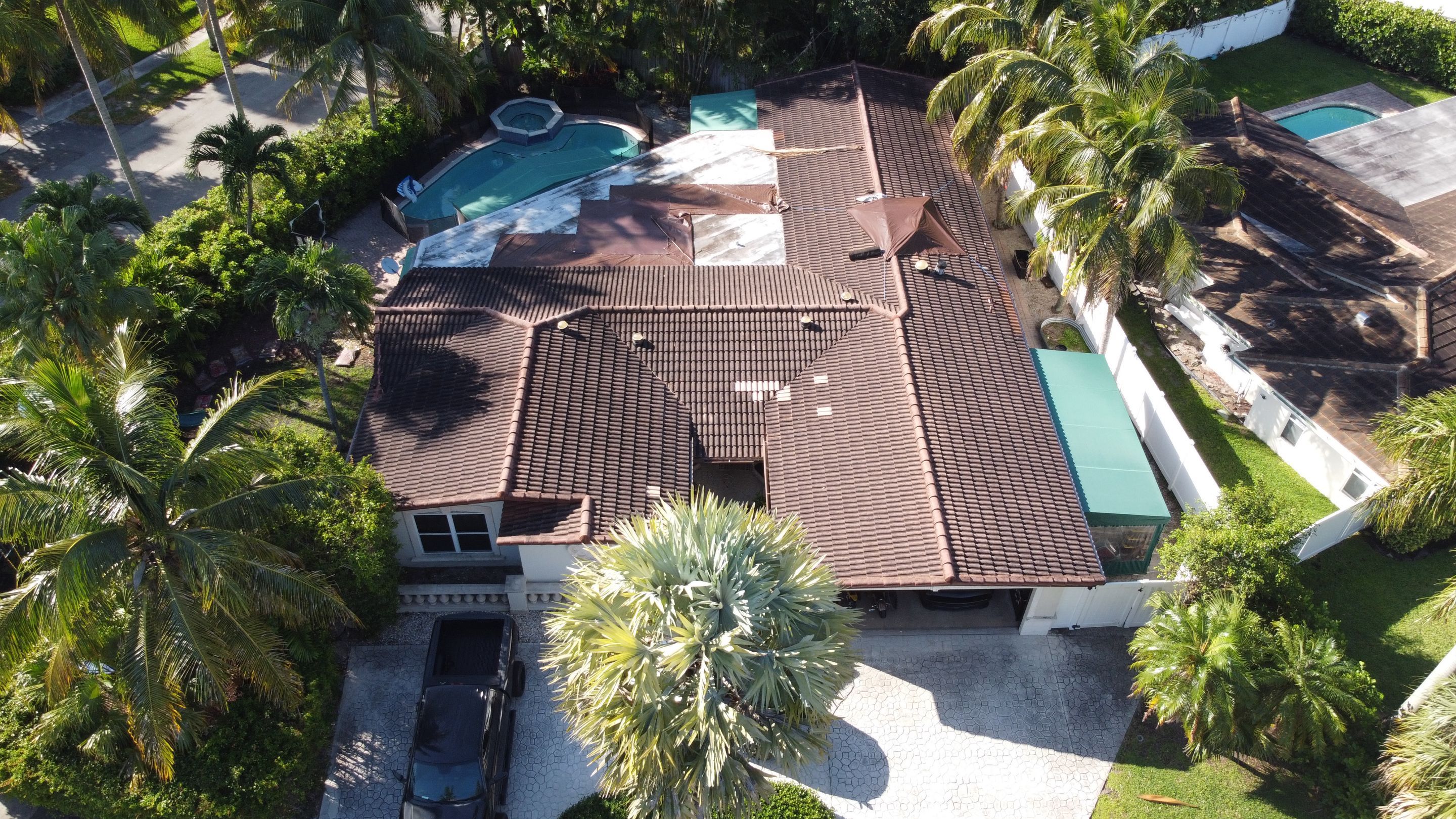 Residential Roofing Installation using 1" Nail strip metal roof by BLUES BROTHERS ROOFING
