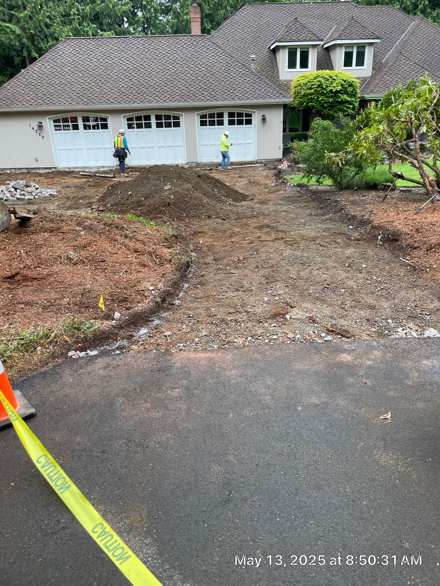 Stamped Concrete Driveway Renovation | Woodinville  by Jireh Asphalt & Concrete Inc 