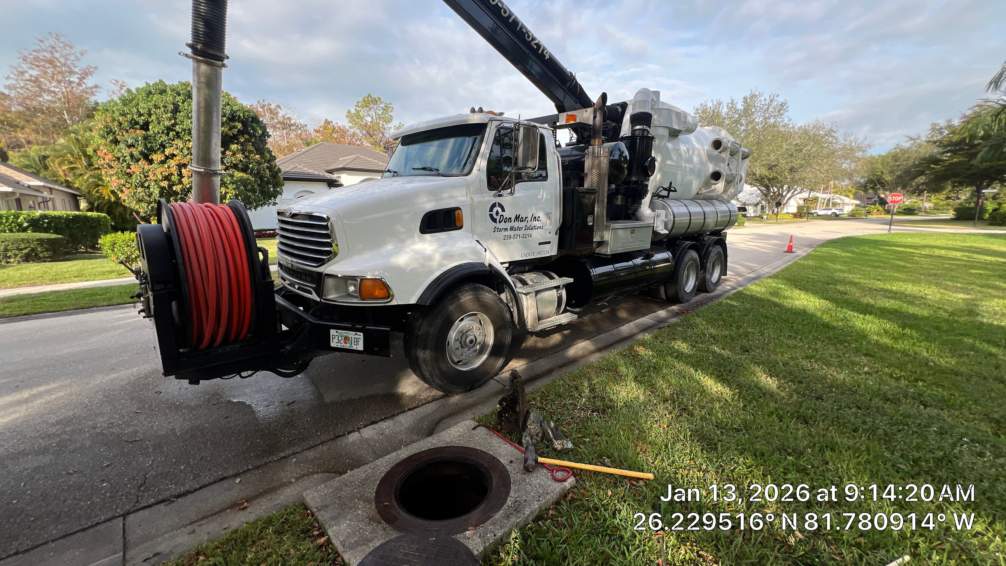 Naples Community Root Intrusion Investigation with P.R.S. by Don Mar, Inc. Storm Water Solutions