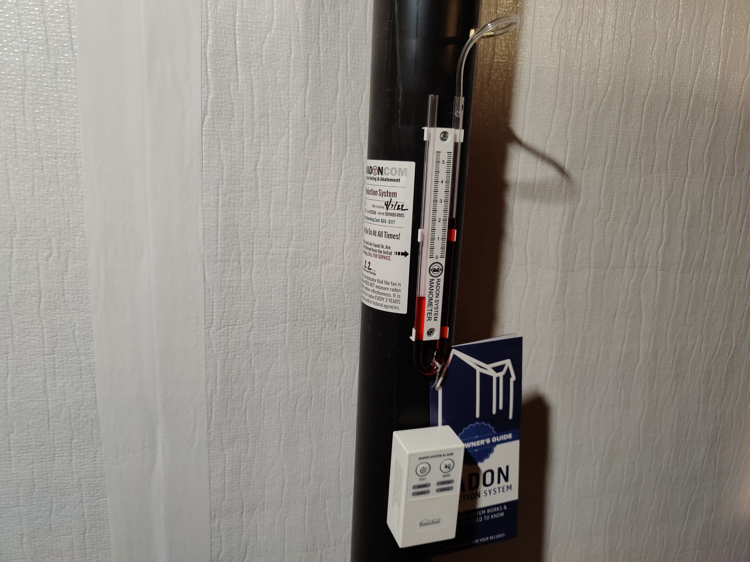Subslab Radon System by JustRadon.Com