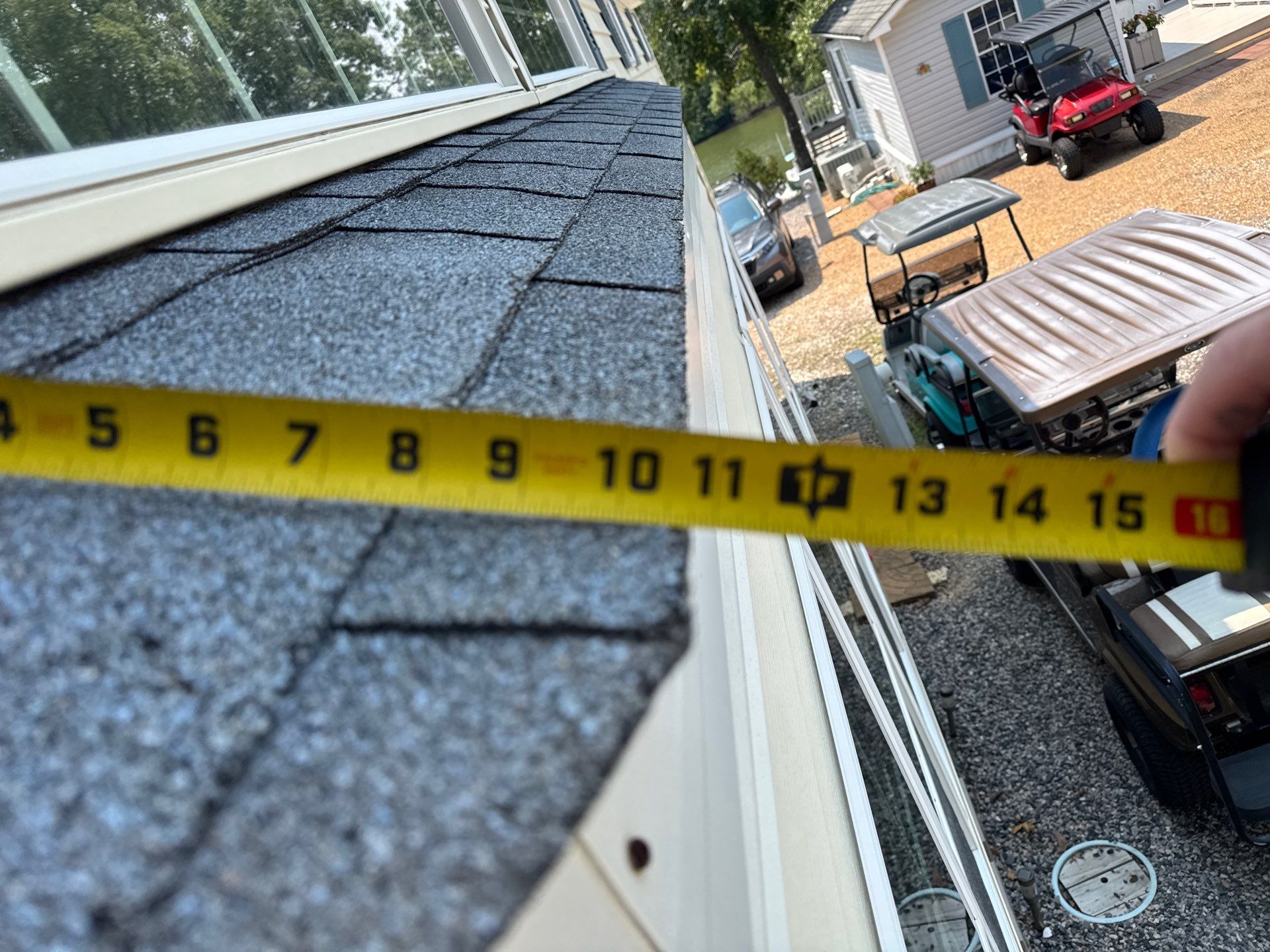 White Standing Seam Metal Roof Installation in Wake, VA by Cade Construction