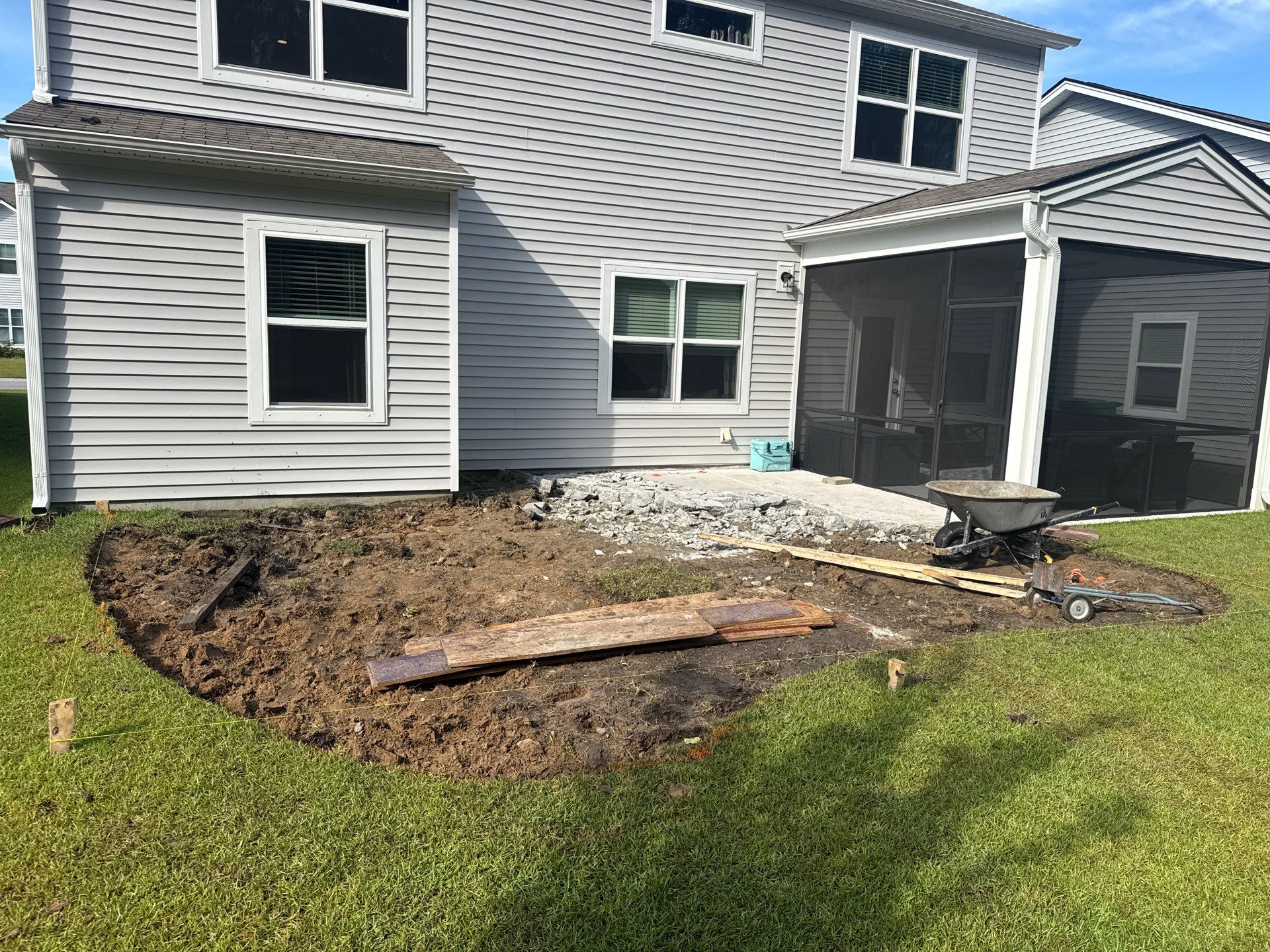 Custom Paver Patio and Landscape Installation in Okatie by Lowcountry Scapes, LLC