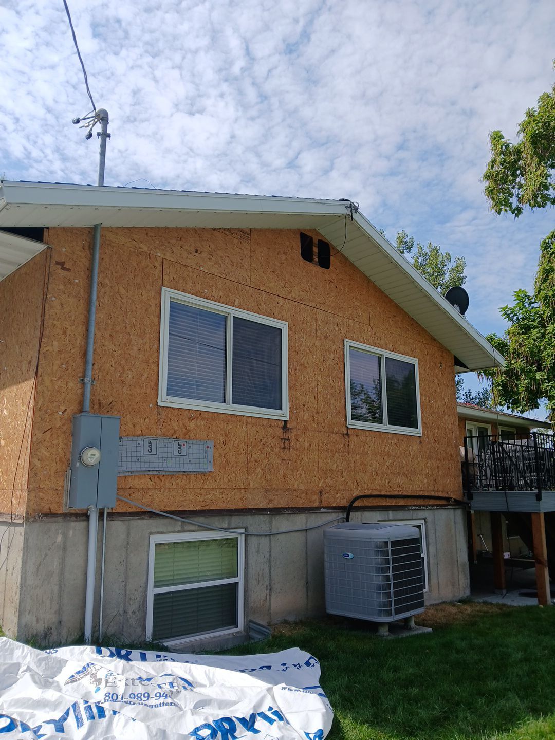 Project in Lindon, Ut by Master Rain Gutters.