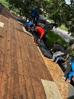 Residential Roofing Installation using Owen's Corning Duration (Lifetime) Shingles