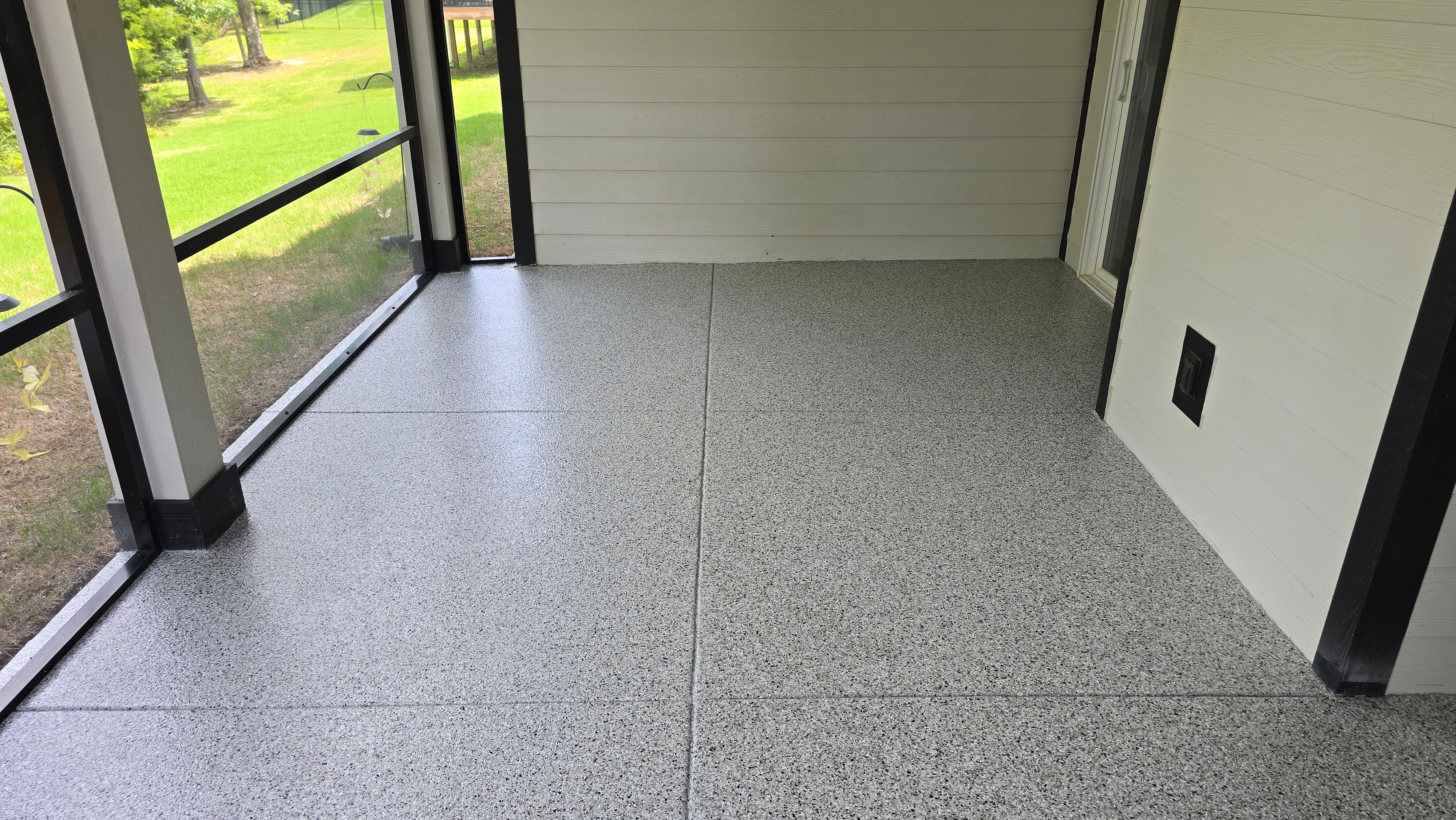 Back Porch using Coyote by Elite Floor Solutions