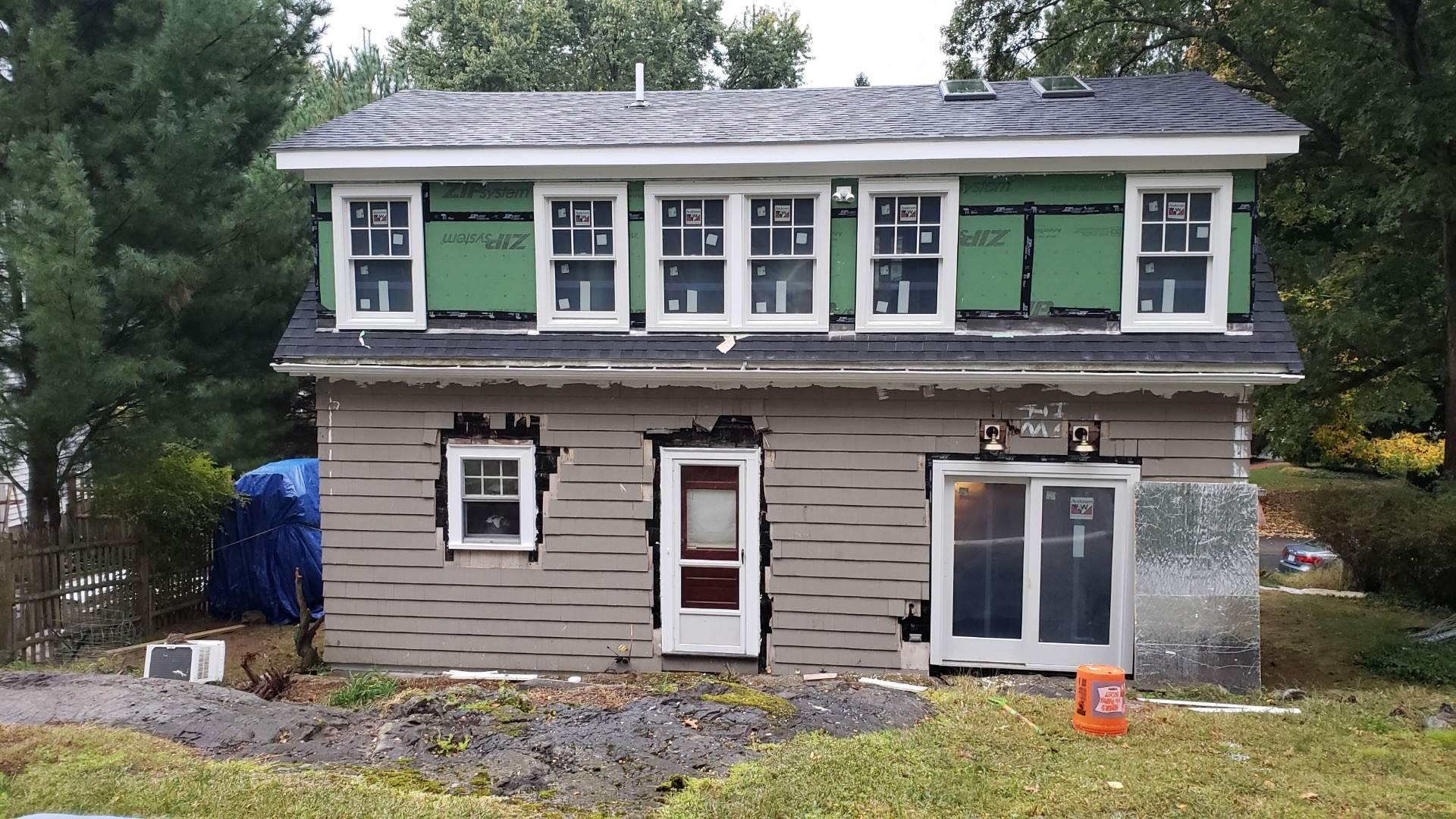 Siding Installation using Red Cedar by UBrothers Construction
