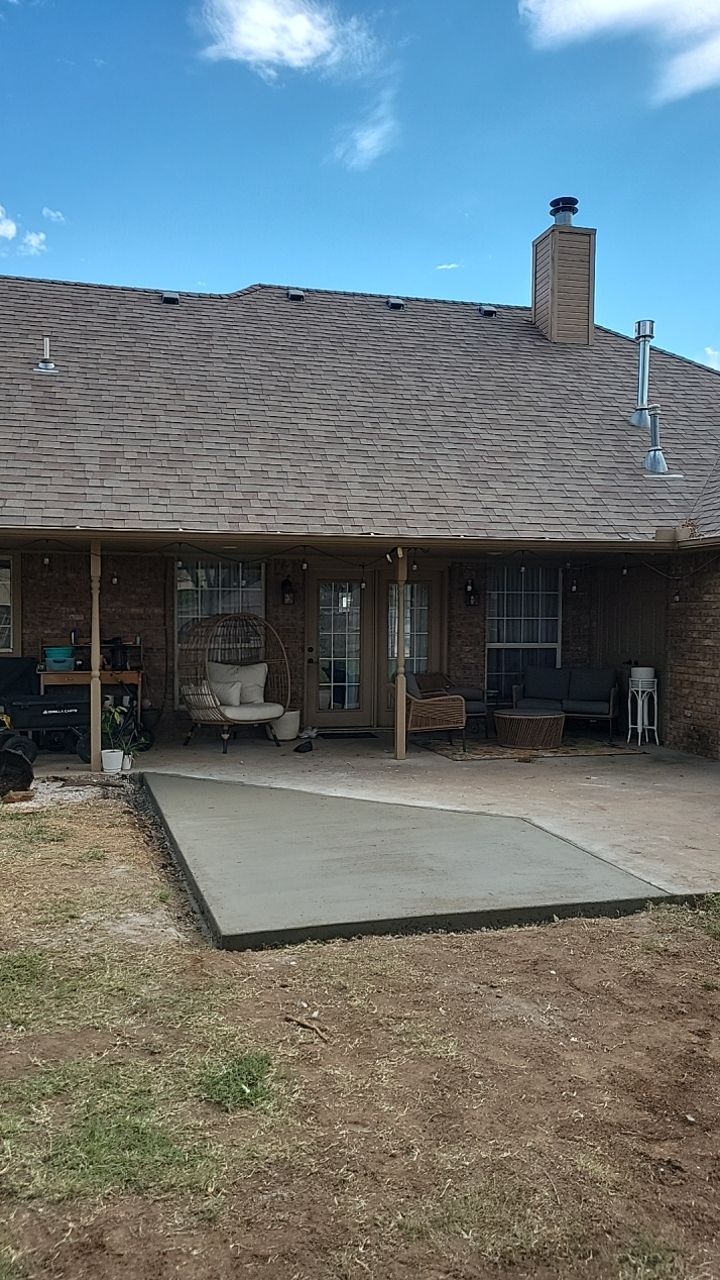 Tree removal , Concrete, Pergola, and sod install  by Clays Services Inc