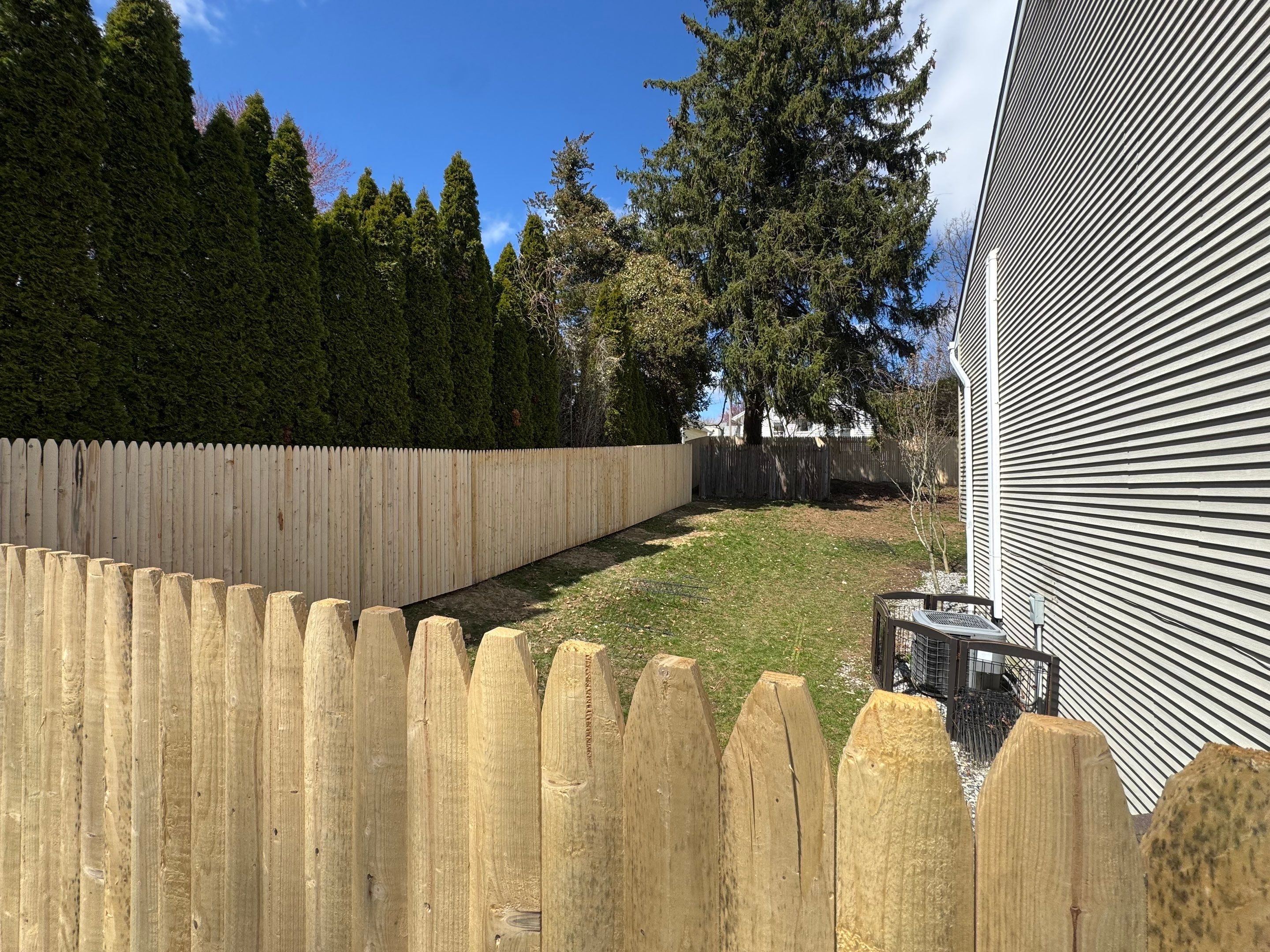 Replacement Wood Fence and Gates  by DiGiorgi Roofing and Siding Inc