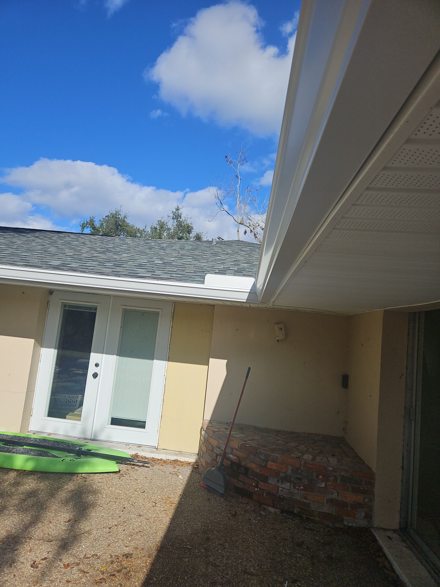 Soffit and Fascia Installation and Smooth Box Gutters and Downspouts in Sarasota FL by Gutter Professors