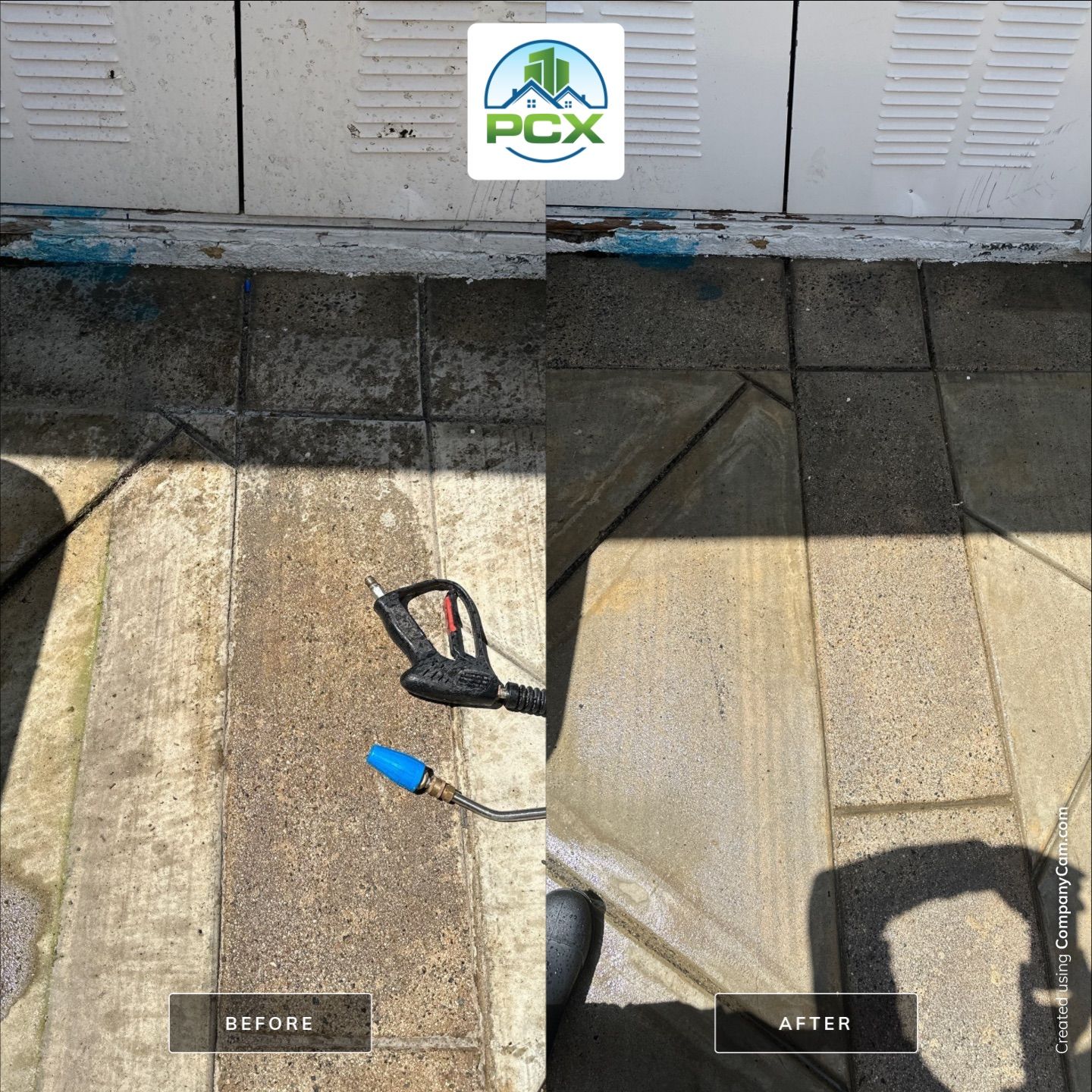 Environmentally save no chemical pressure cleaning by Property Cleaning Experts, LLC