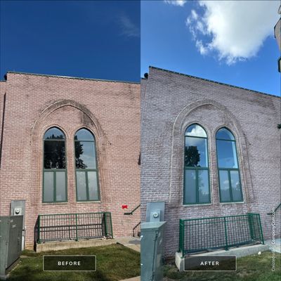 Commercial Exterior Building Wash 