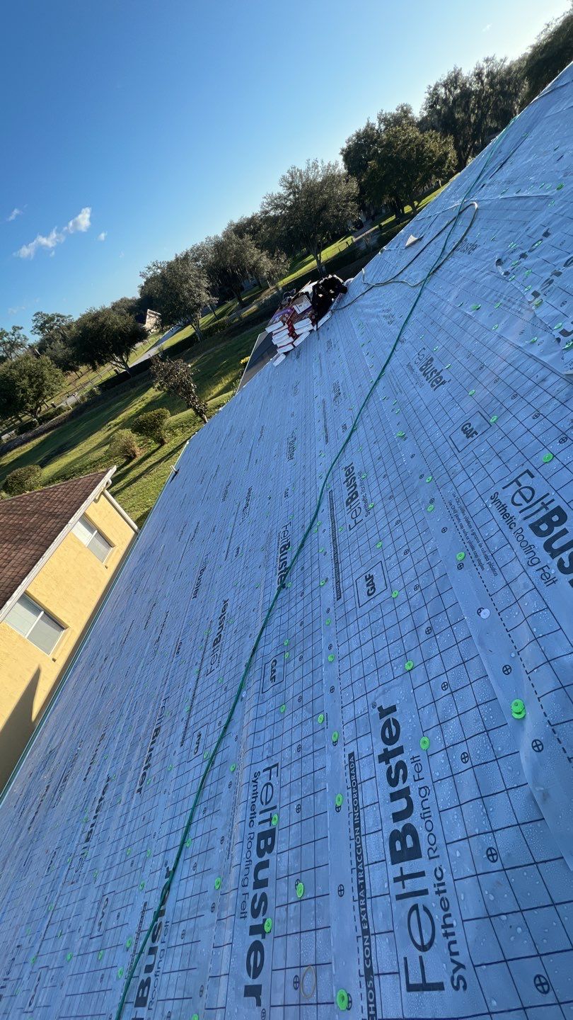 Residential Roofing Installation using GAF Timberline HDZ American Harvest by 1st Class Roofing, Inc.