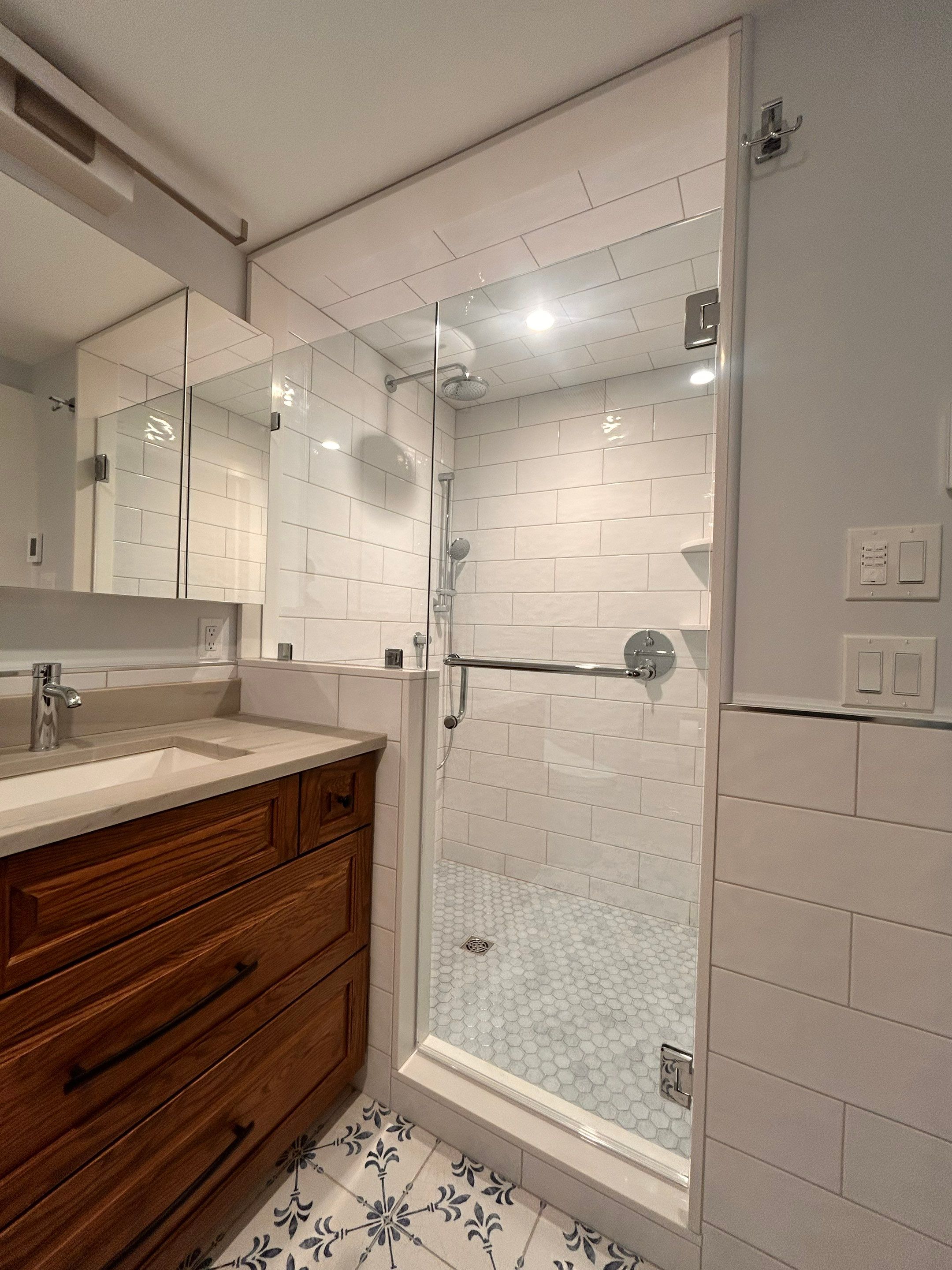 Shower using Hardware by CRL by Cheshire Glass Company