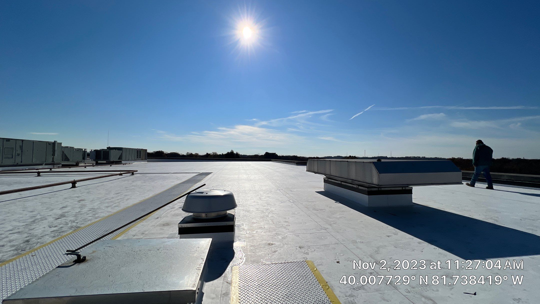 John Glenn High school Roof Install by Gold Star Roofing LLC 