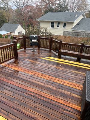 Wood Deck using Wood Sealant