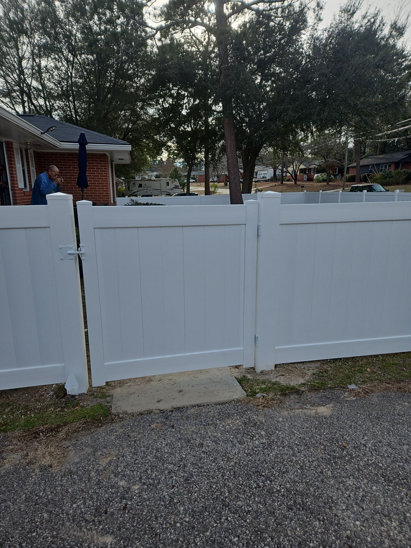 Project in Fayetteville by Superior Fence and Rail