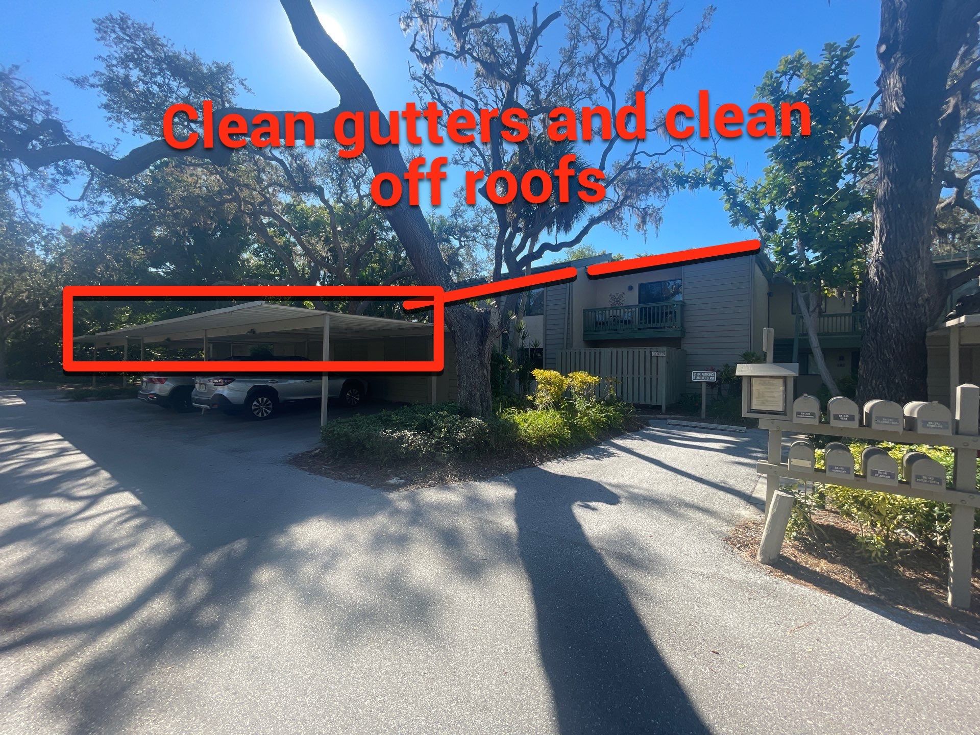Clean Gutters and Roof in Sarasota FL by Gutter Professors