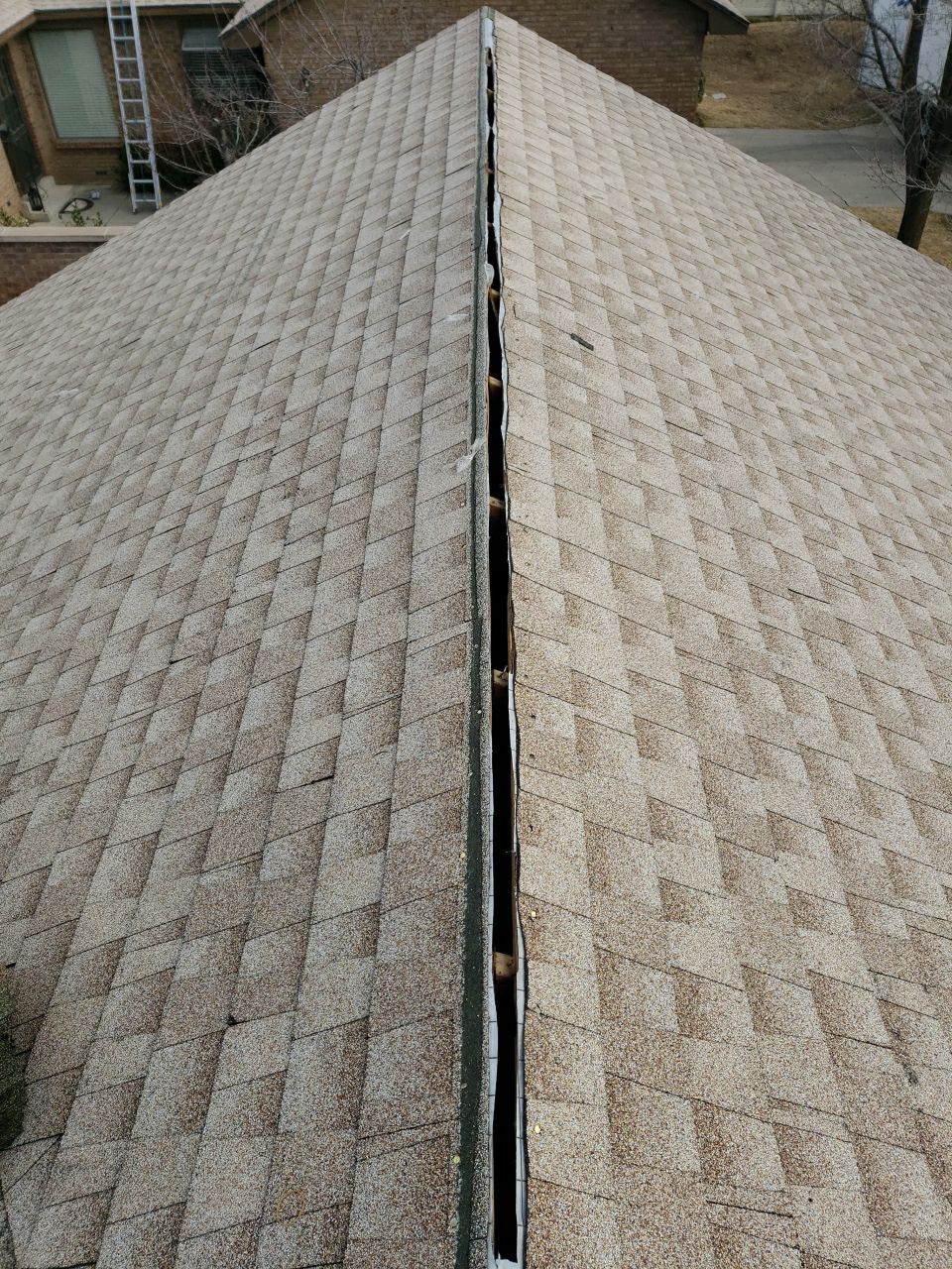 Storm Damaged Roof using GAF Timberline HDZ - Lifetime Shingle by The Roof Doctor