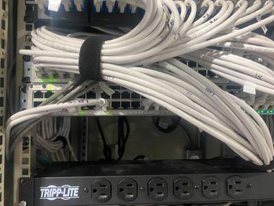 Structured cabling installation by CimaSolutions