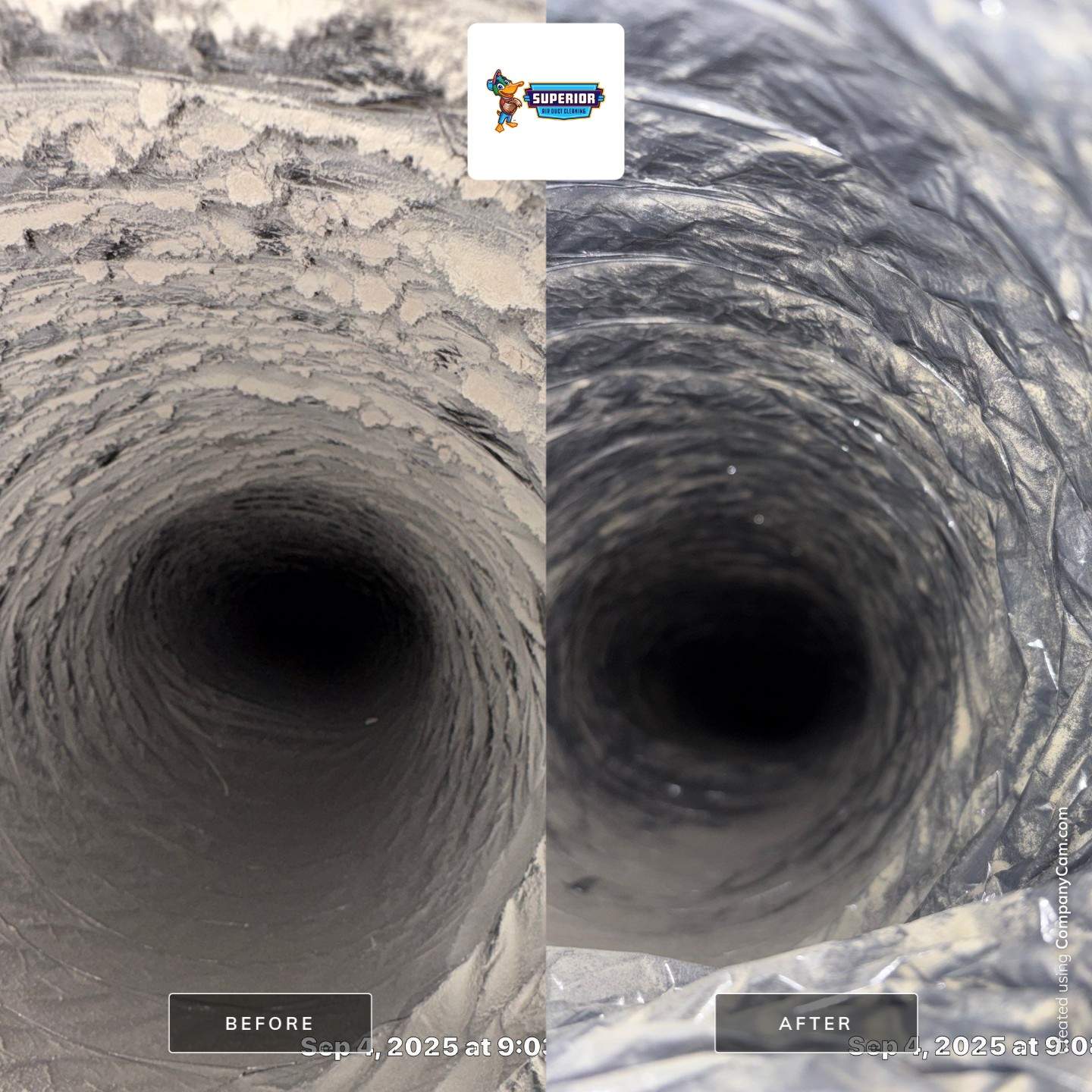 Air Duct Cleaning With a Vacuum Truck in Cranberry Twp, PA by Superior Air Duct Cleaning