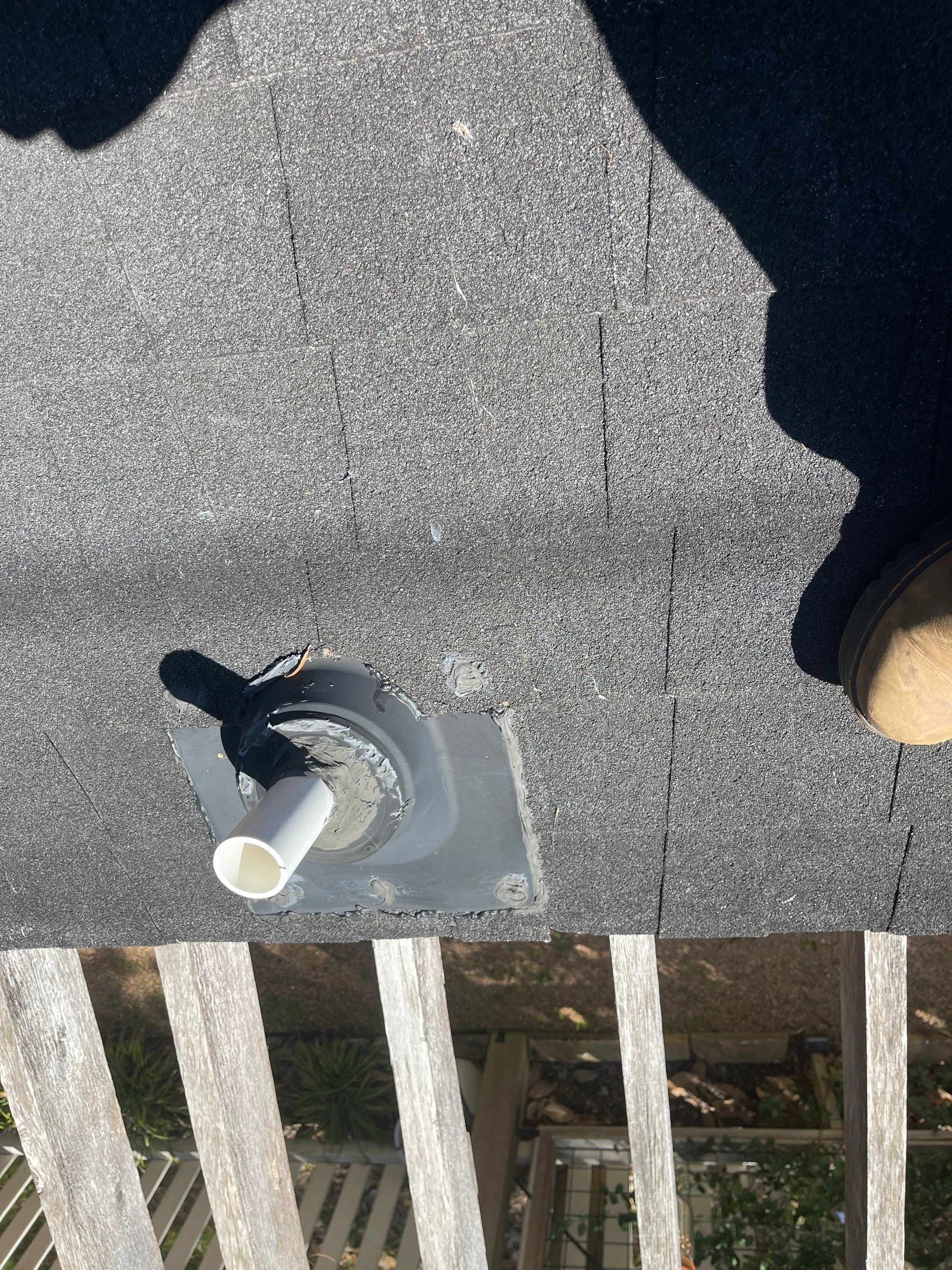Pipe Jack Leak by Black Coast Roofing