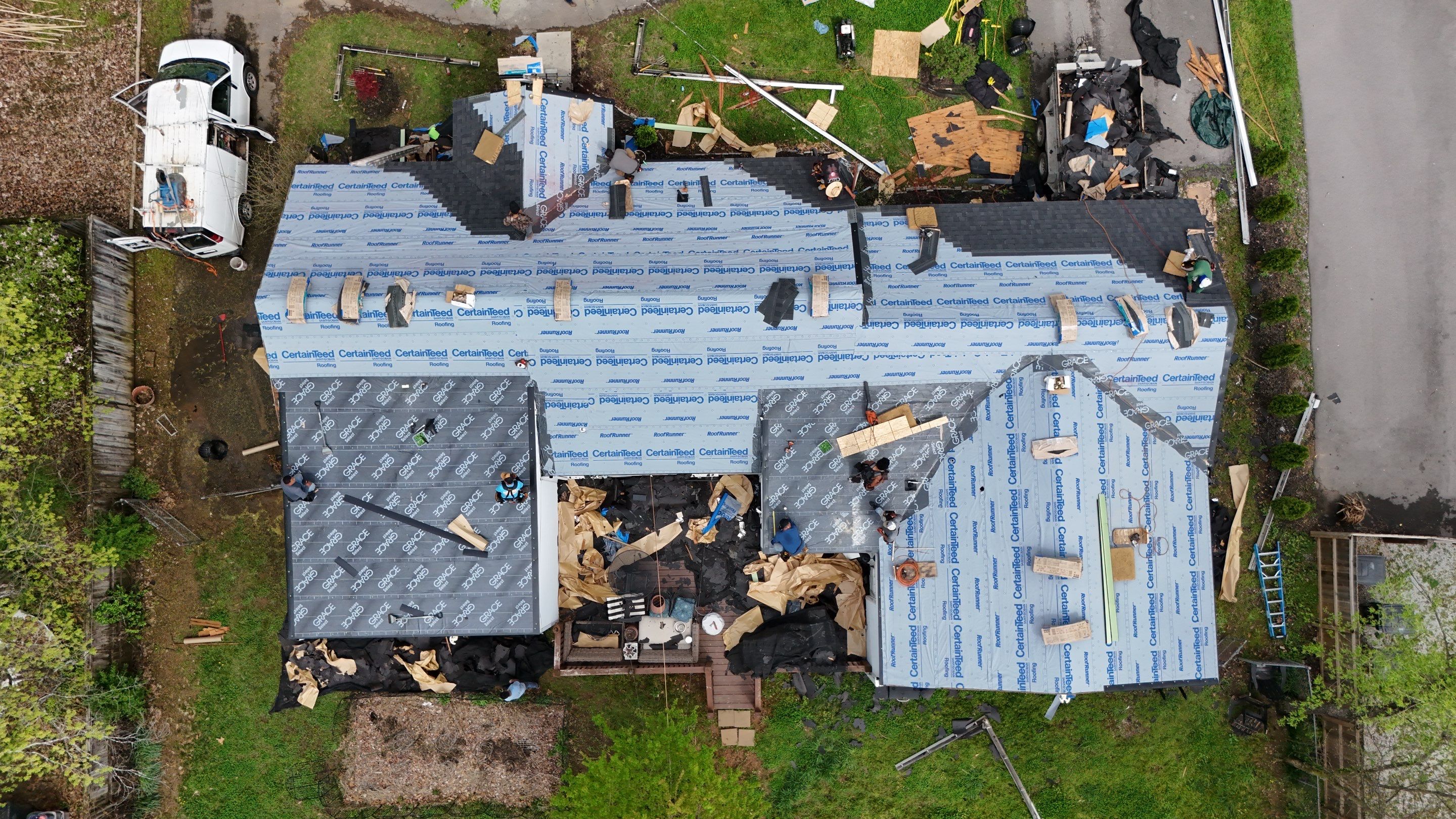 Charcoal Black Re-Roof by Royal House LLC