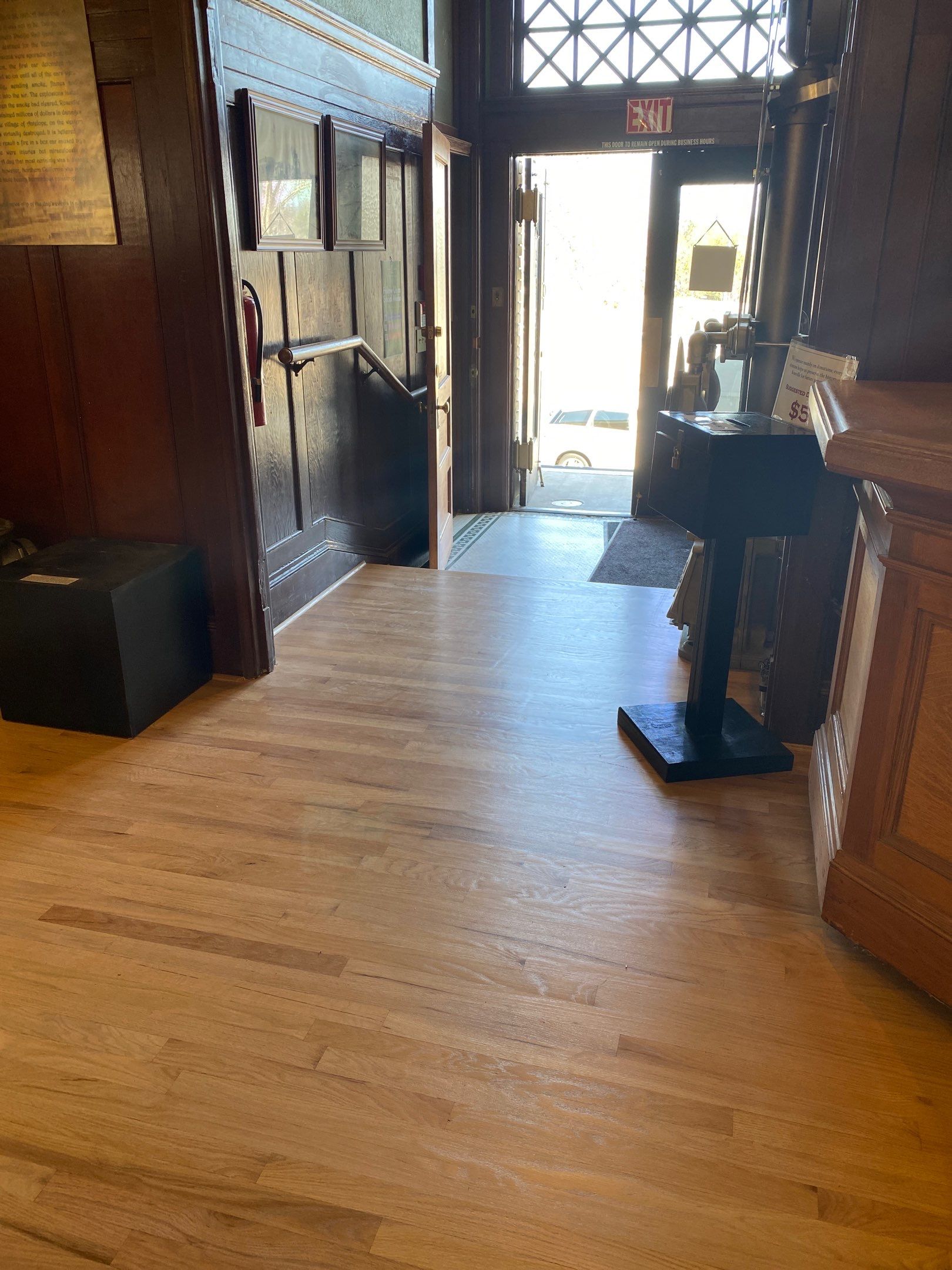 Carnegie Museum Roseville Refinish by Footprints Floors South Sacramento