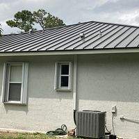 24ga 1.5" Mechanical Seam Charcoal Gray  by Total Roofing System The Metal Roof Experts