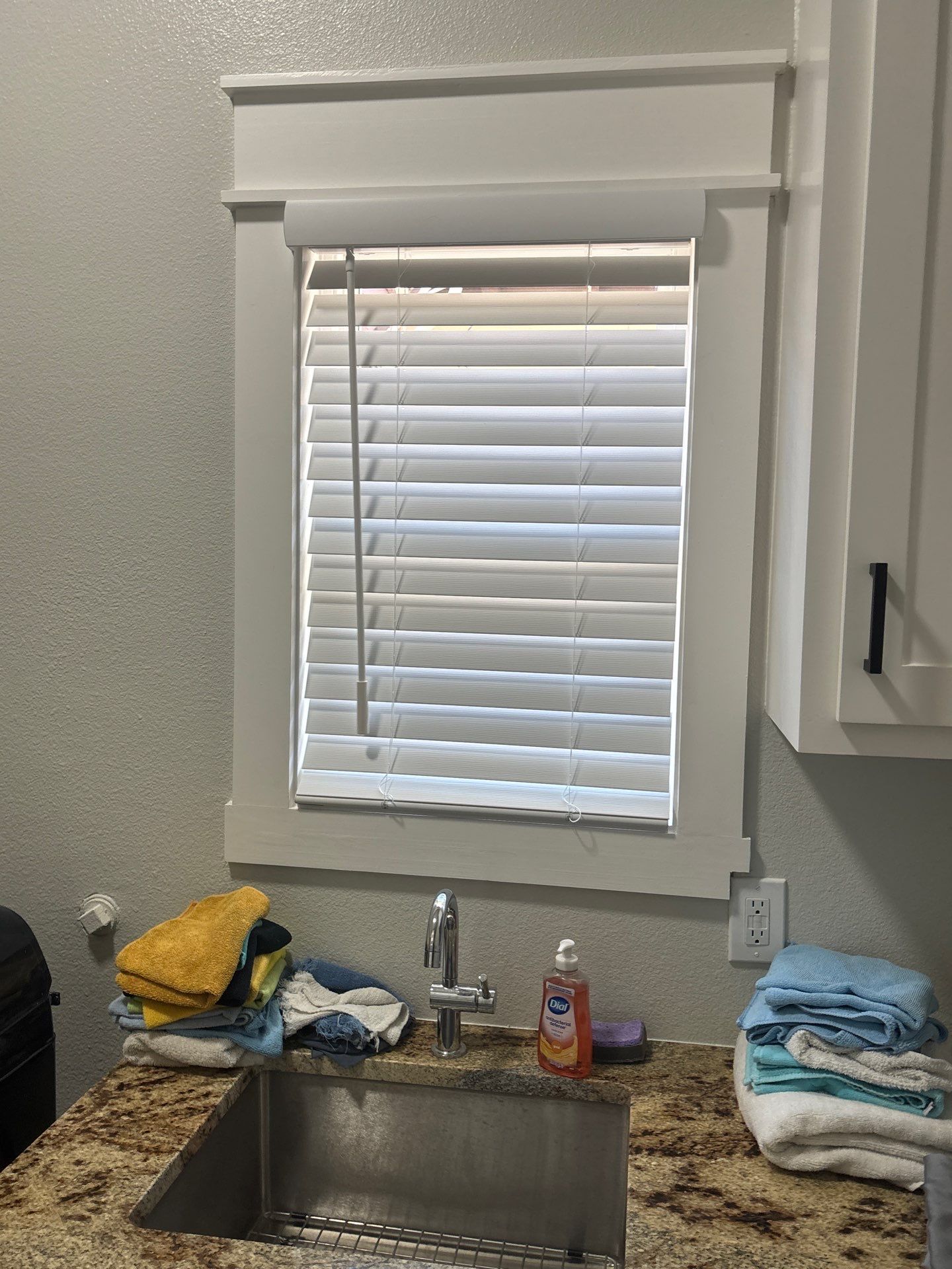 NWF Faux Wood Blinds and SWF Roller Shades by Budget Blinds of Greater Corpus Christi