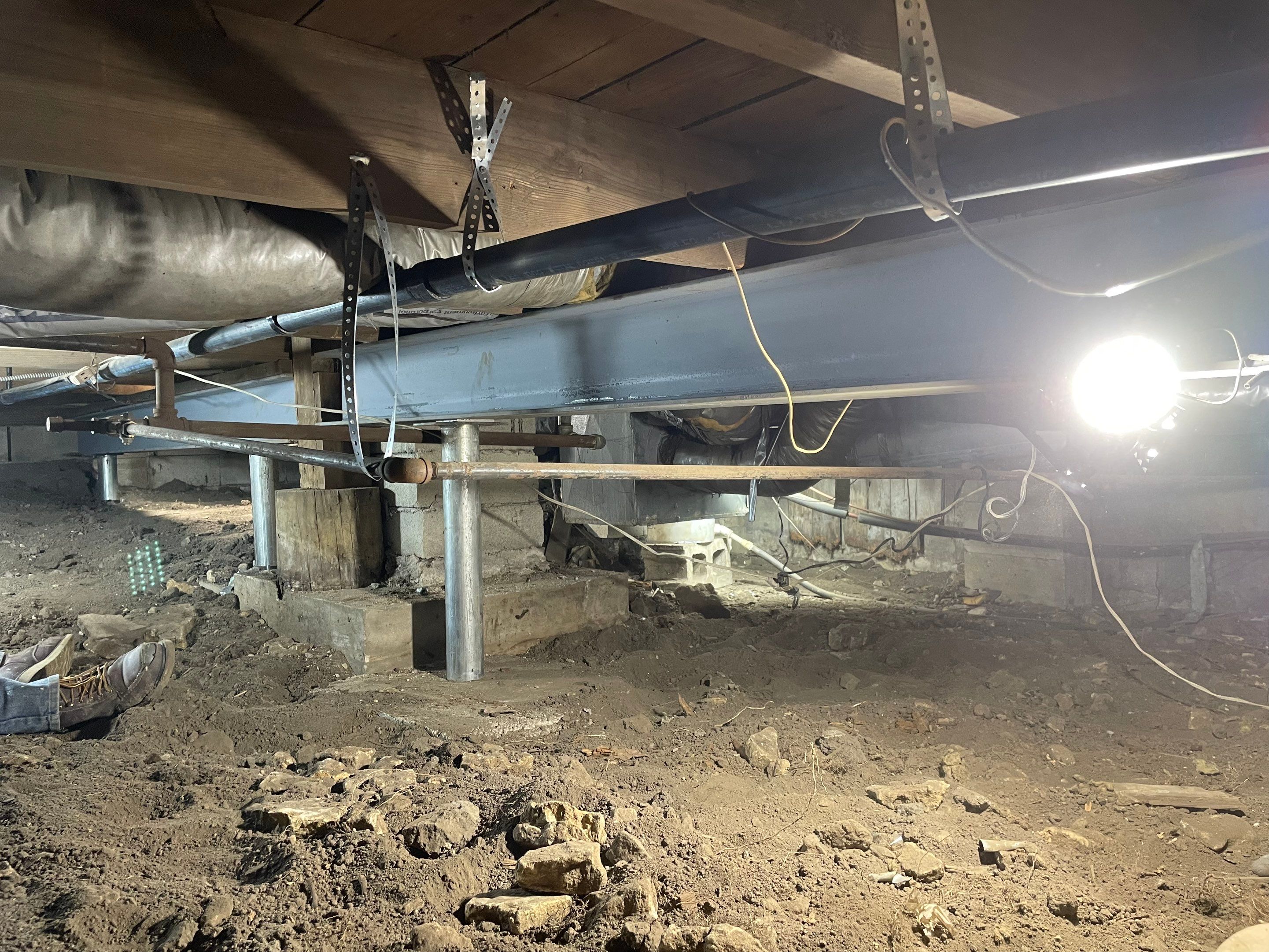 Crawlspace Support & Encapsulation in New Lenox by Area Wide Waterproofing