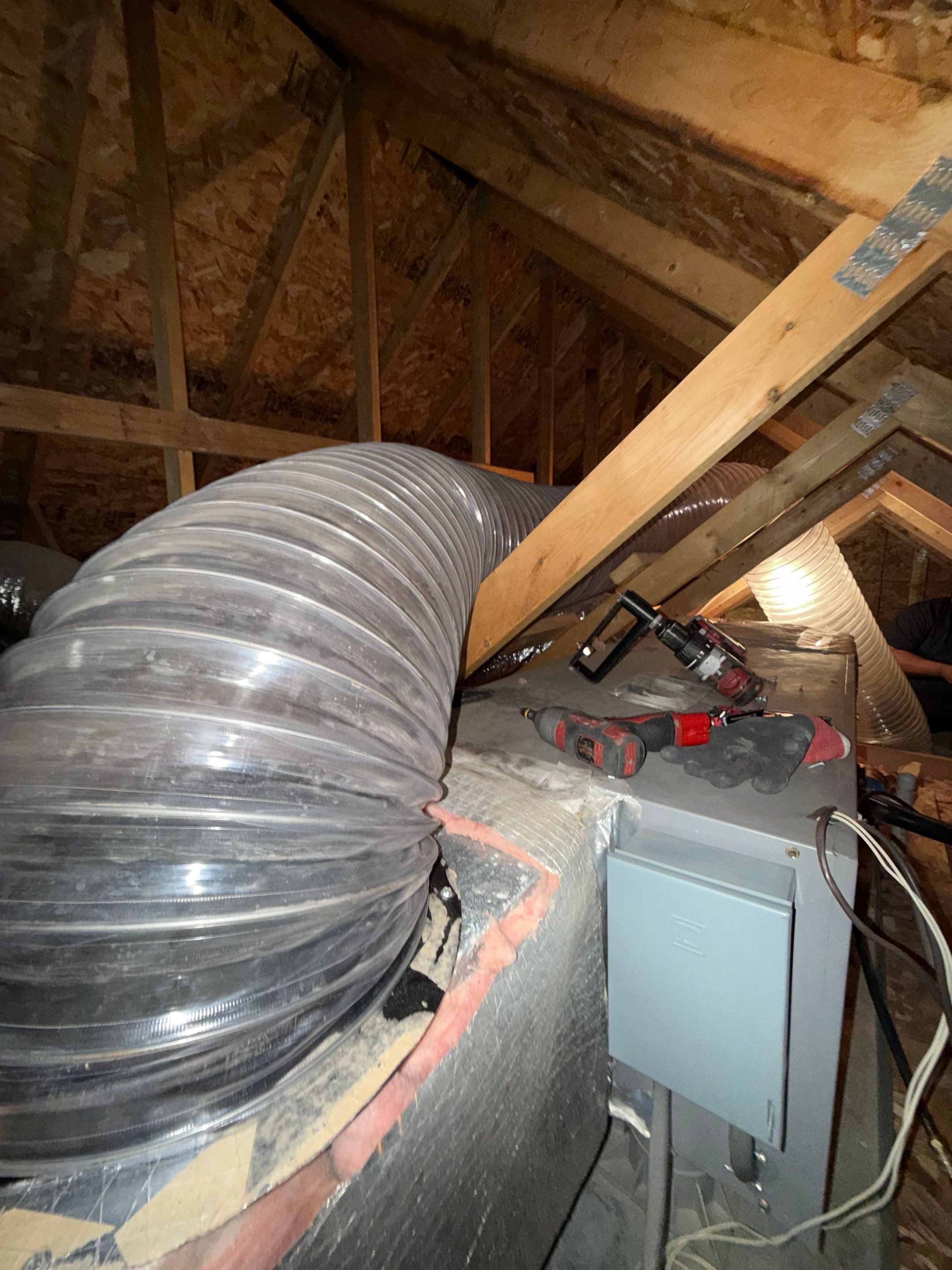 Duct cleaning and sanitizing in winchester by Elemental Heating and air conditioning LLC