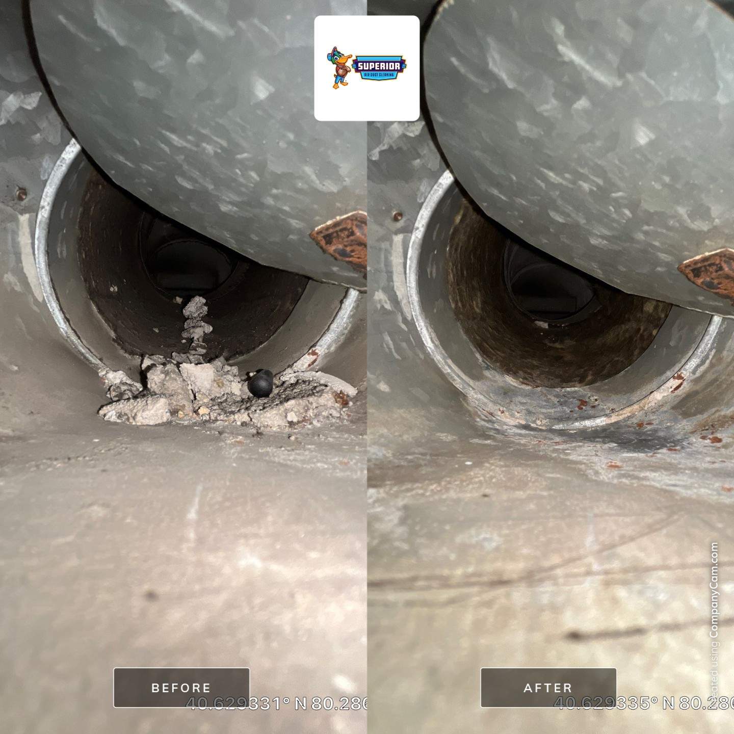 Air Duct Cleaning With a Vacuum Truck in Aliquippa, PA by Superior Air Duct Cleaning