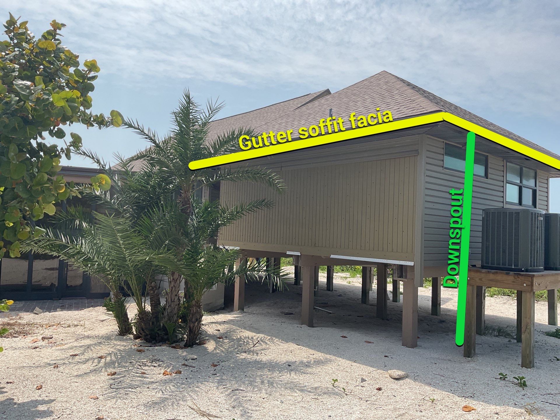 Commercial Gutter Installation in Sanibel FL by Gutter Professors