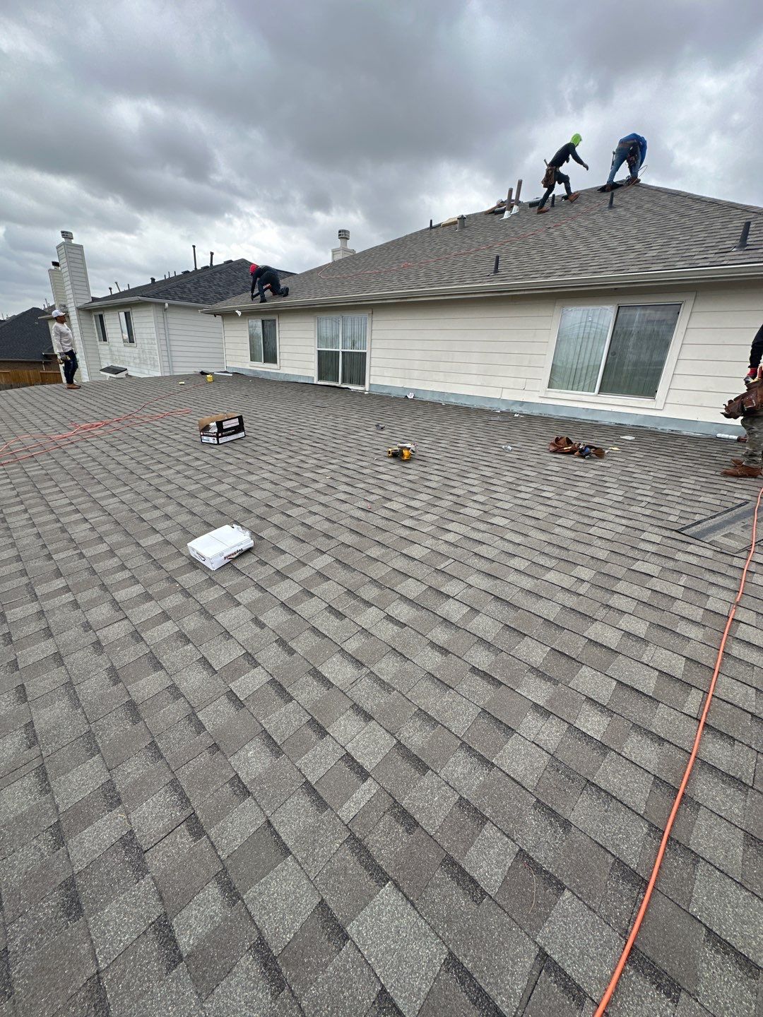 Residential Roofing Installation using Owen's Corning Duration (Lifetime) Shingles by Roof Repair Company