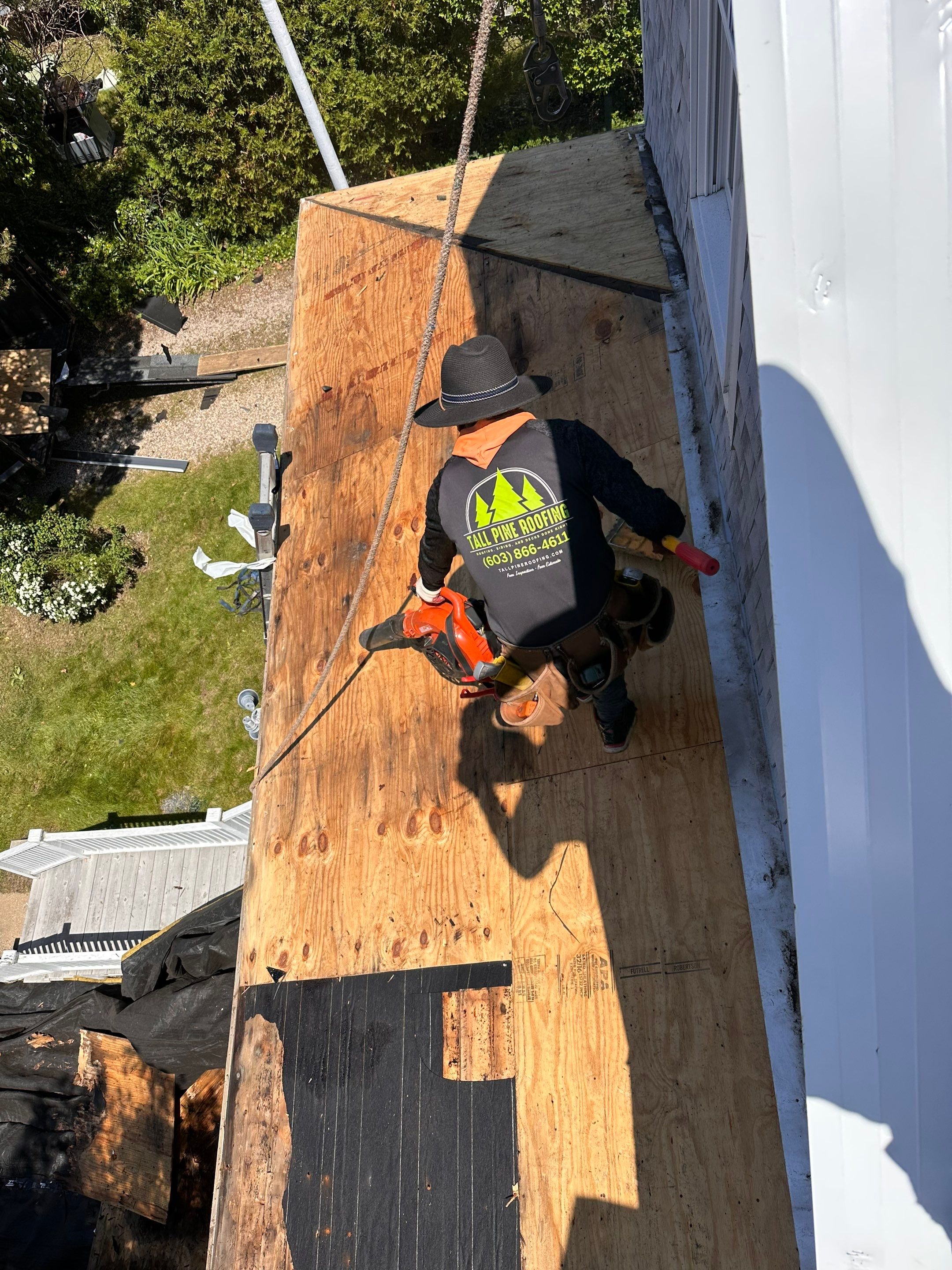 Coastal Residential Roofing Installation Featuring Owens Corning Duration Shingles by Tall pine roofing