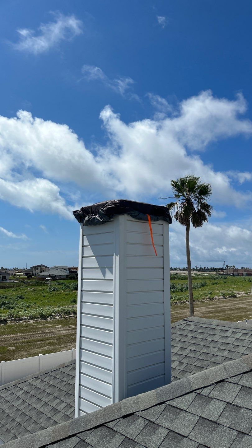 Chimney Cap & Chase Replacement using Galvanized Chimney Cap & Chase by Lighthouse Roofing