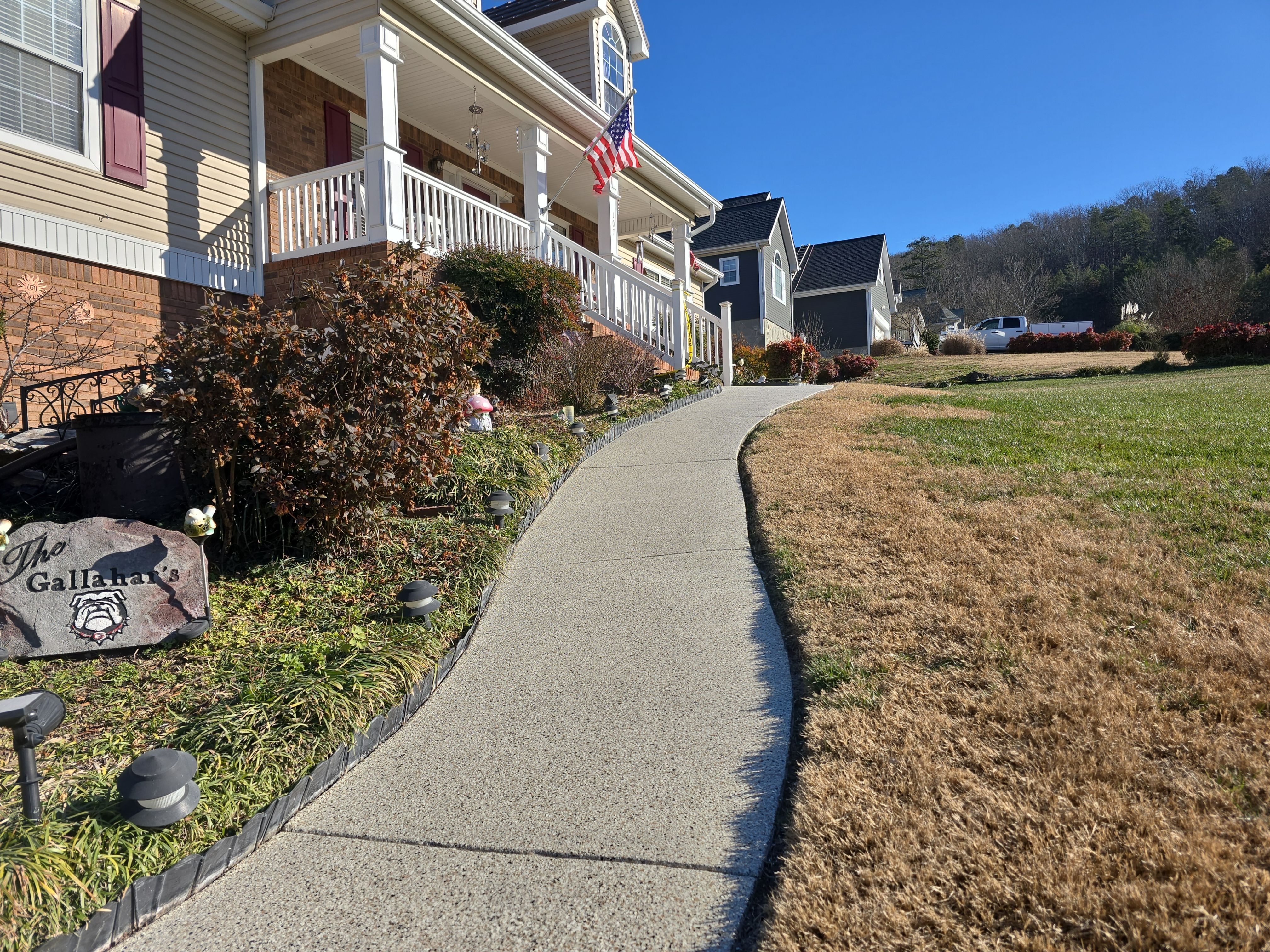 Driveway & Sidewalk using Desert by Elite Floor Solutions
