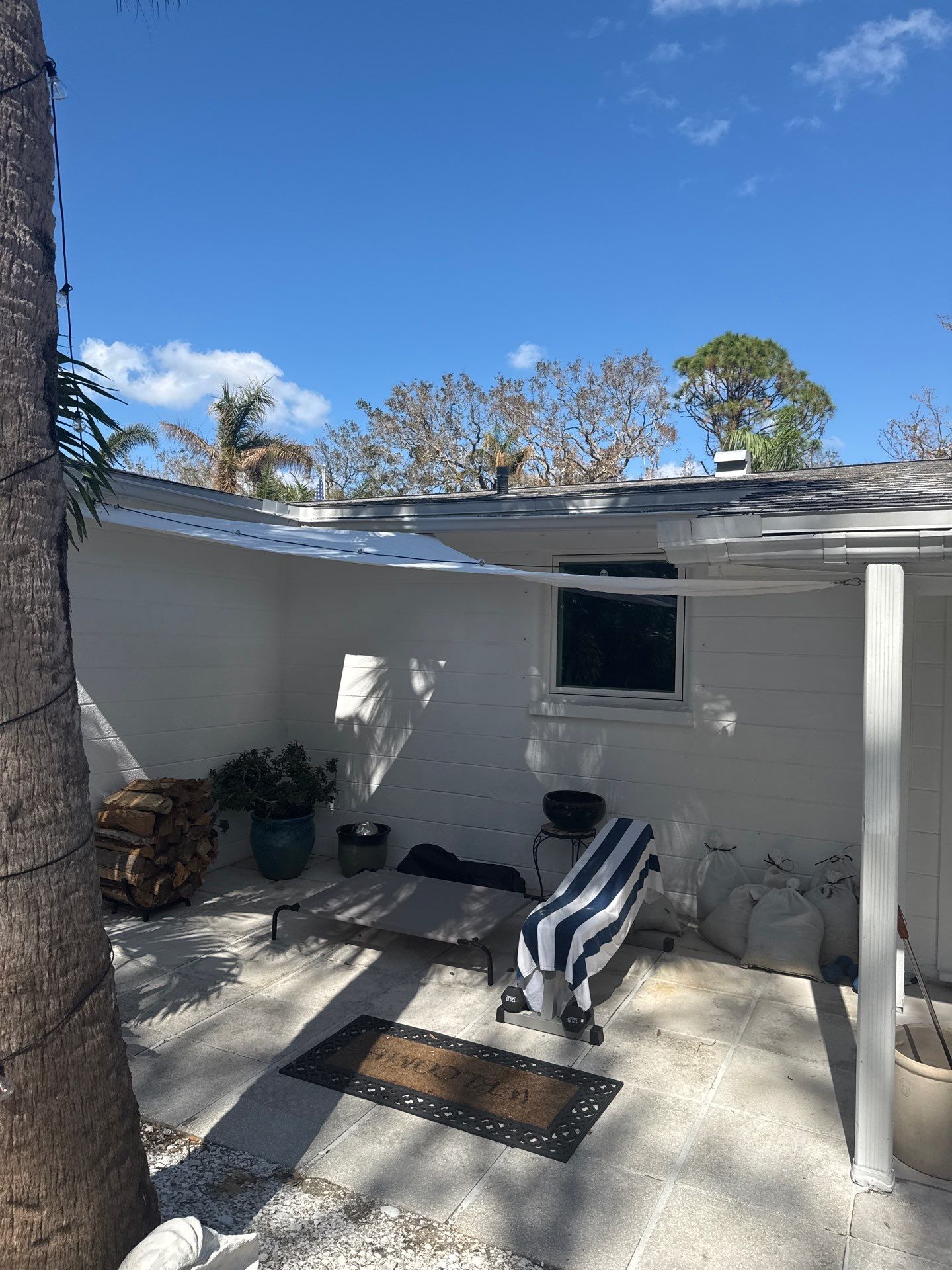 White 6-Inch Seamless Gutters in Osprey FL by Gutter Professors