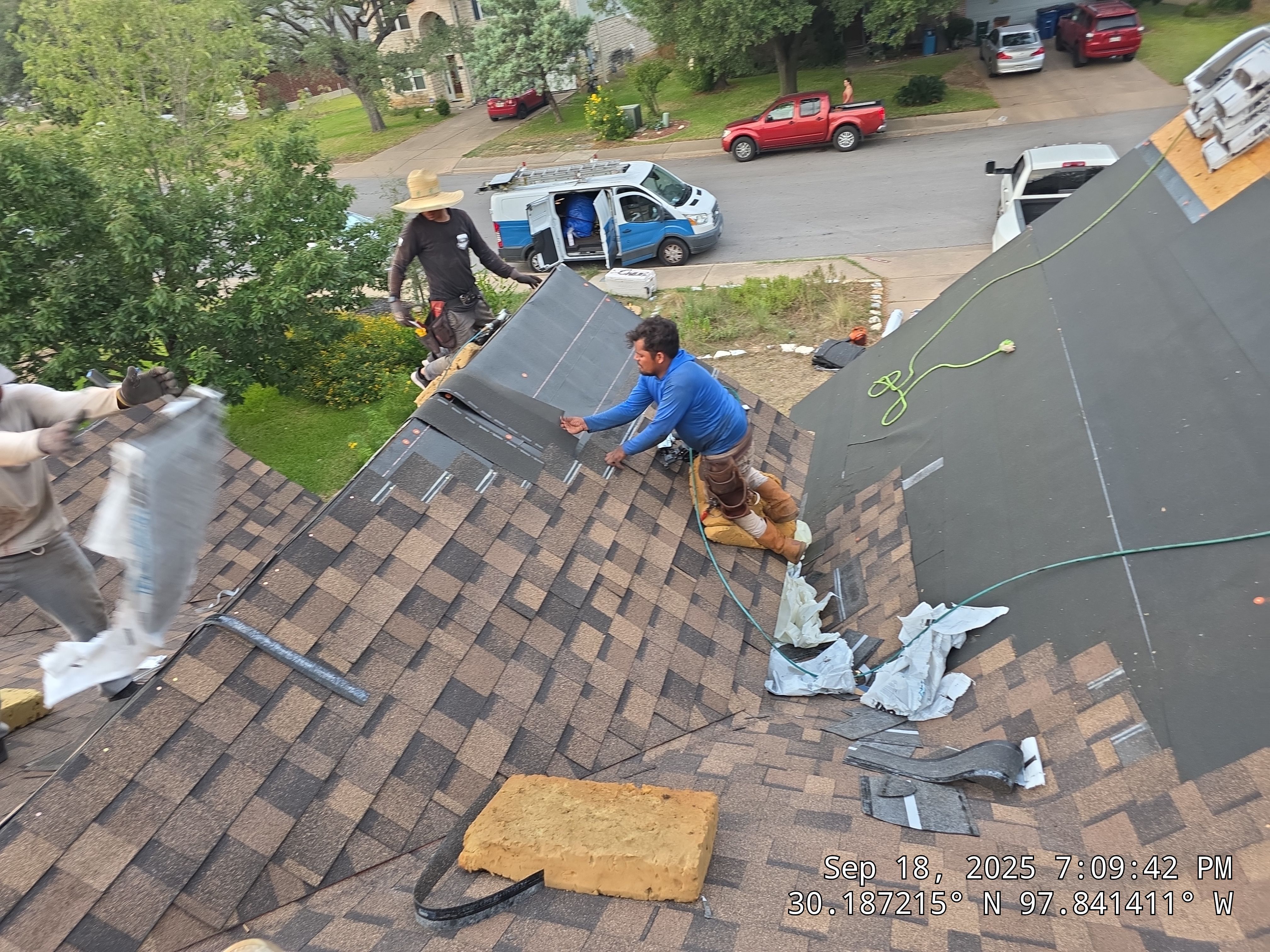 Residential Roofing Installation and Interior Storm Damage Repairs in Austin by Caliber Restoration LLC