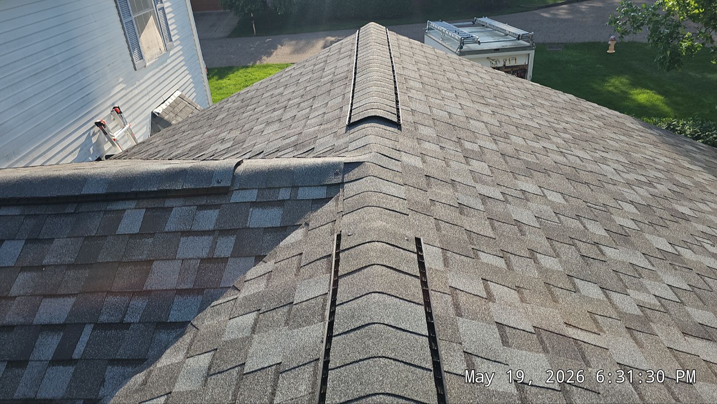Dawn M: Atlas Pinnacle, Color, Coastal Granite, Drip Edge, Color, Black by Eagle Eye Roofing