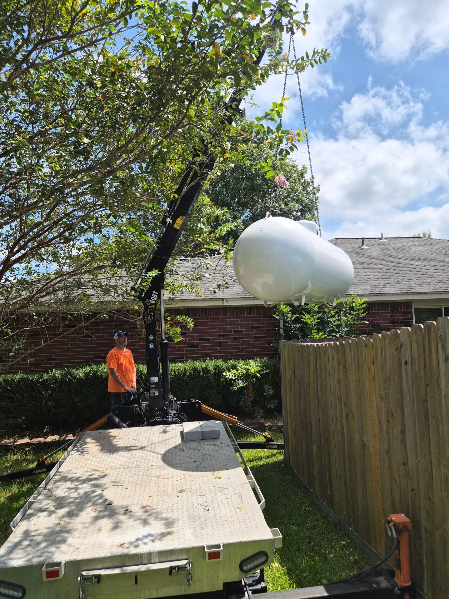 Kohler Home Standby Generator and Propane Tank Installation in Montgomery, Texas by GenTex Elite Services