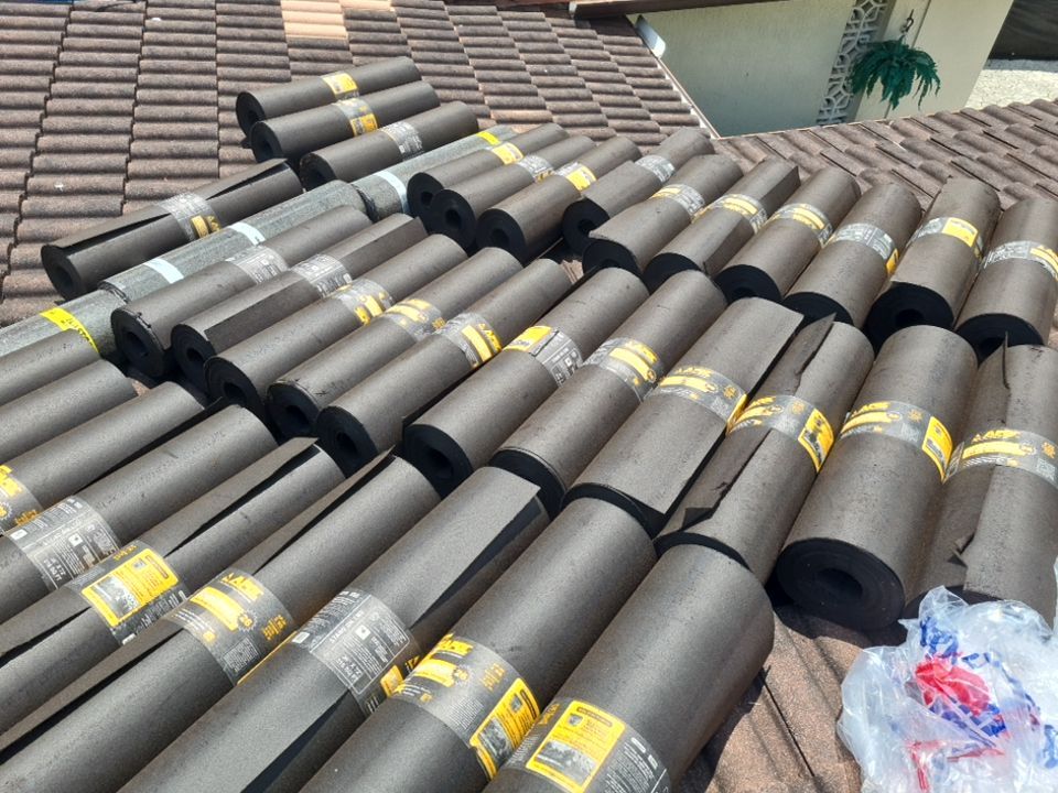 Residential Roofing Installation using 1" Nail strip metal roof by BLUES BROTHERS ROOFING